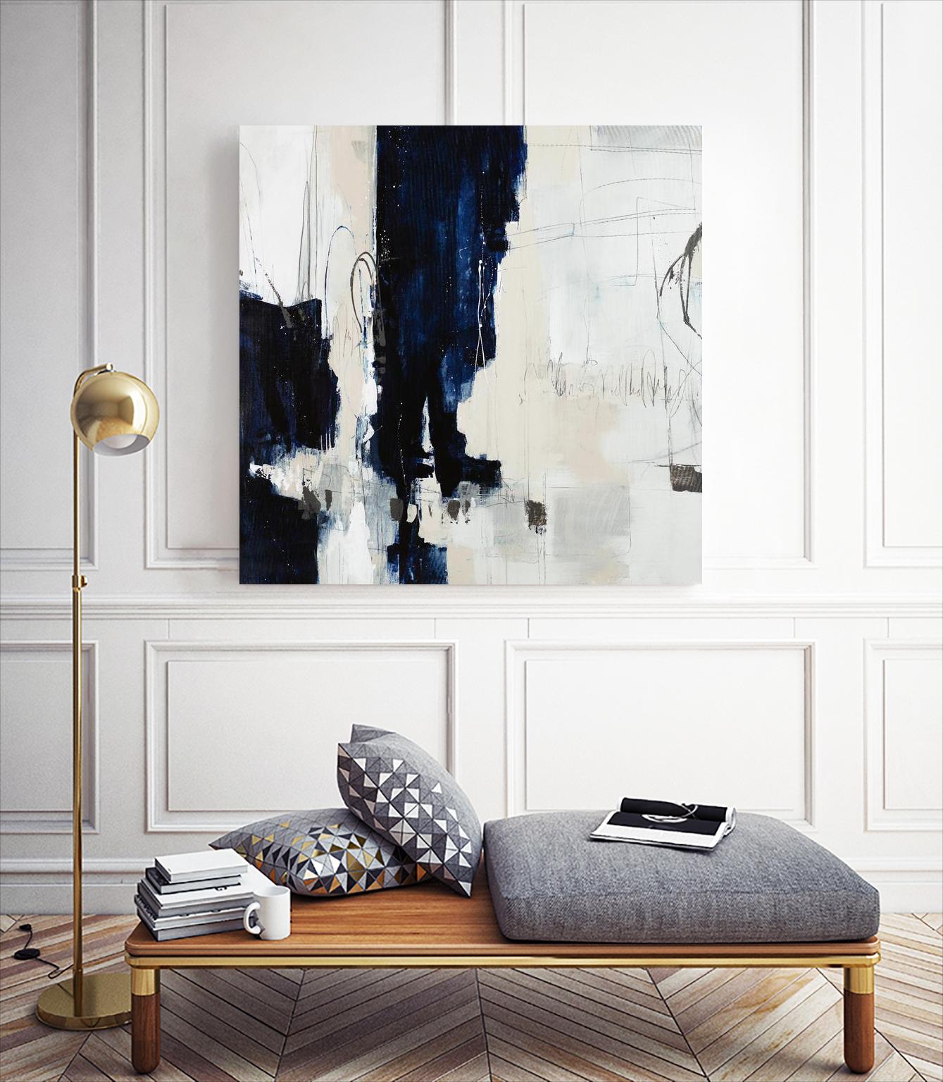 Underground Mechanics by Daleno Art on GIANT ART - blue abstract abstrait