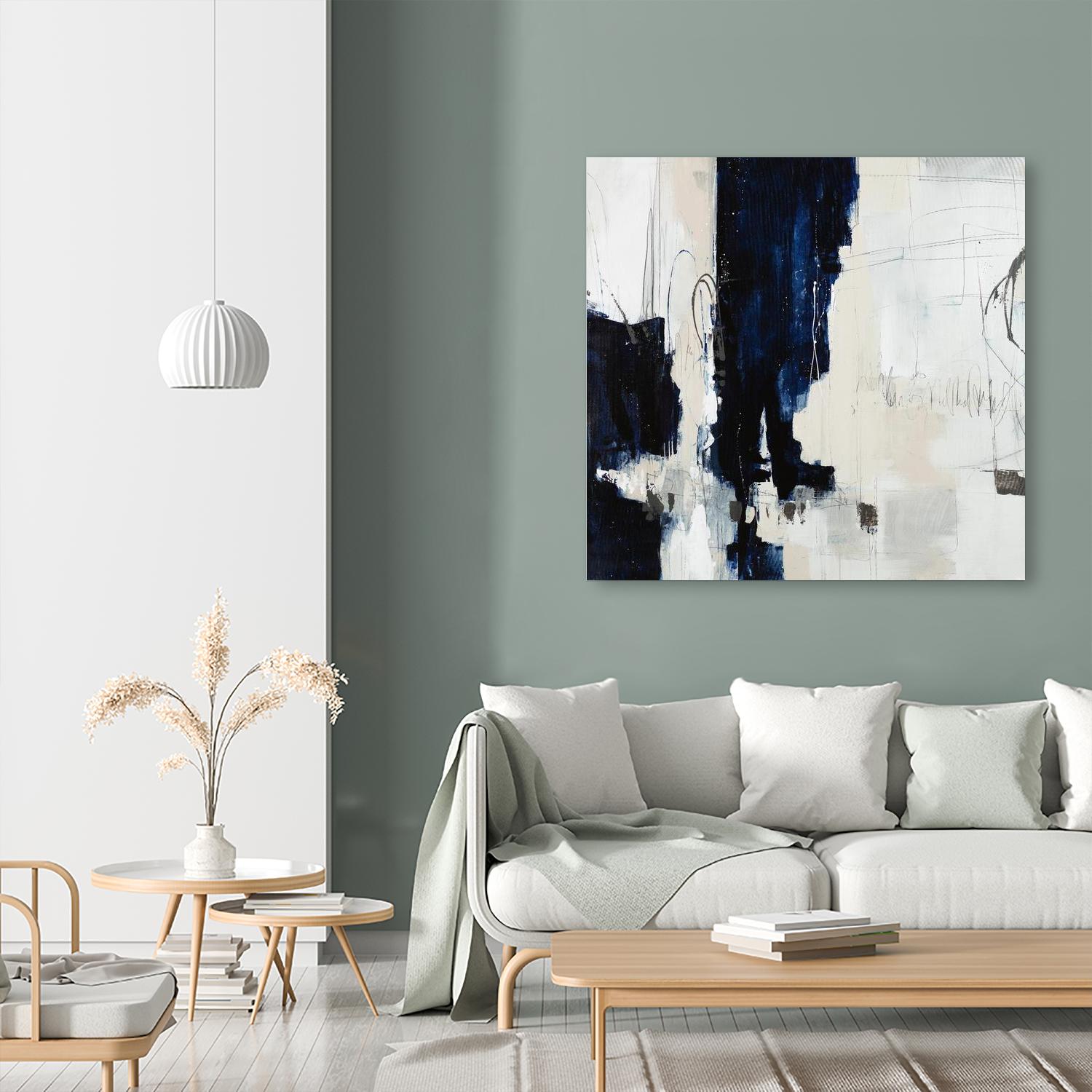 Underground Mechanics by Daleno Art on GIANT ART - blue abstract abstrait