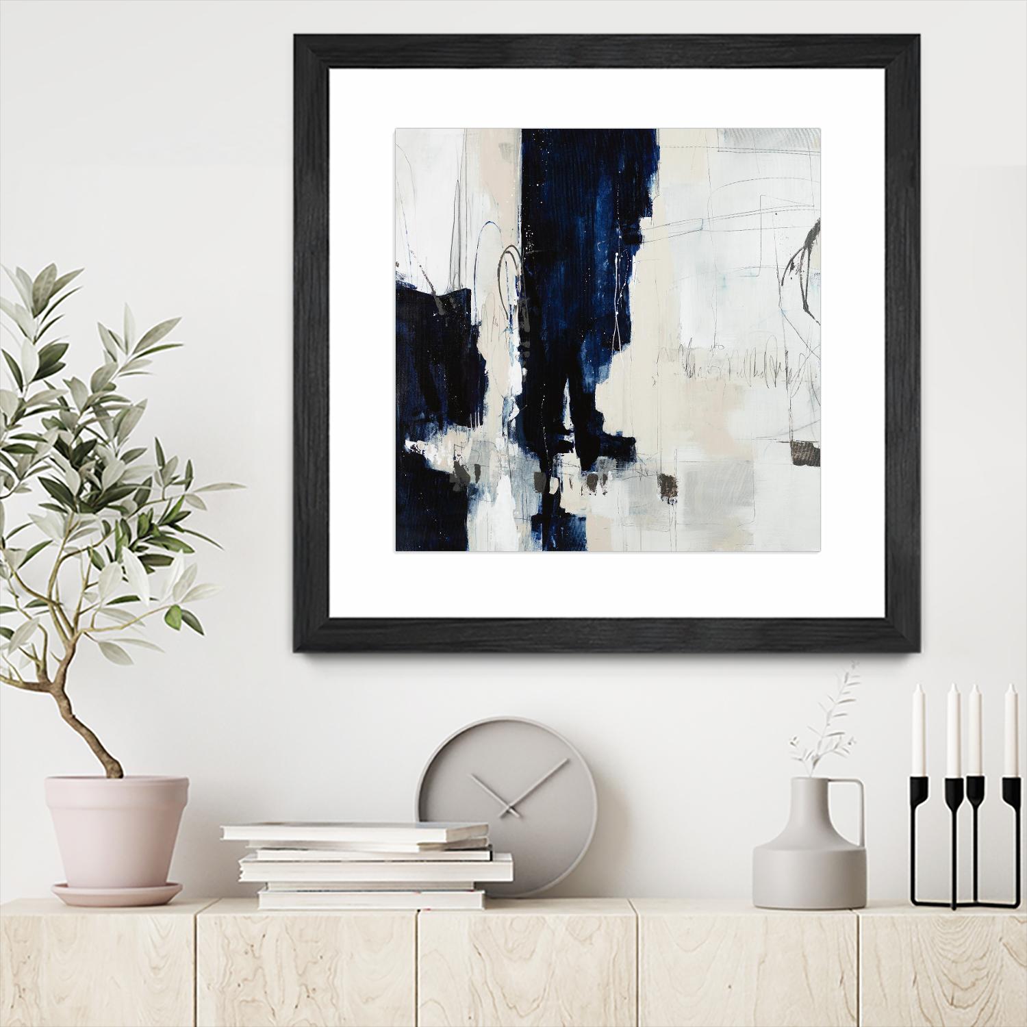 Underground Mechanics by Daleno Art on GIANT ART - blue abstract abstrait