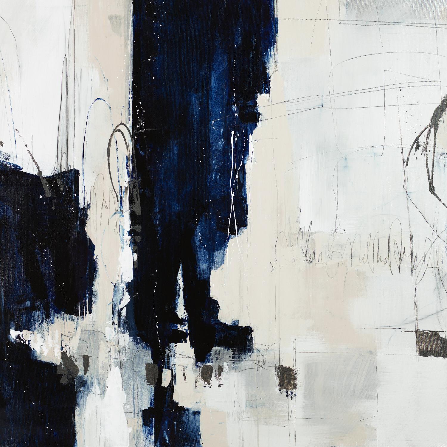 Underground Mechanics by Daleno Art on GIANT ART - blue abstract abstrait