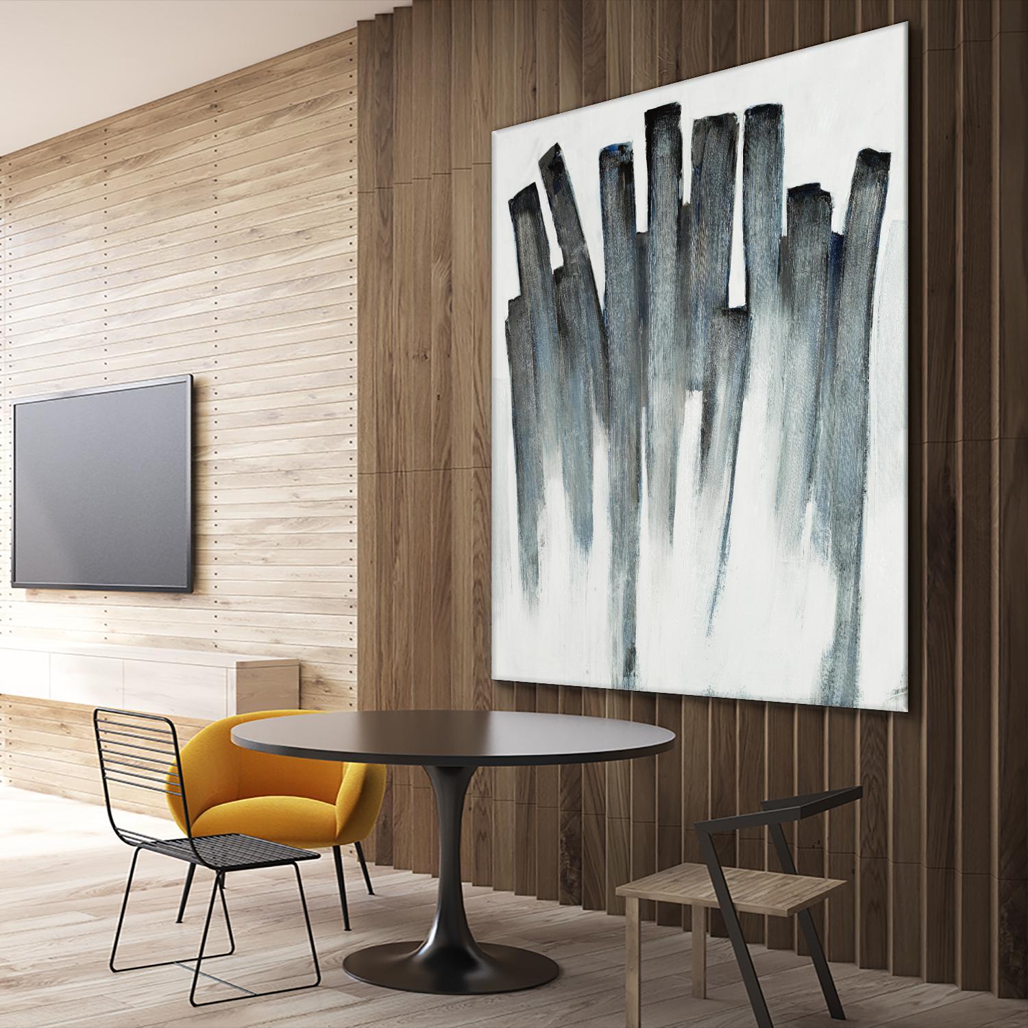 Graphite Spirits by Daleno Art on GIANT ART - blue abstract abstrait