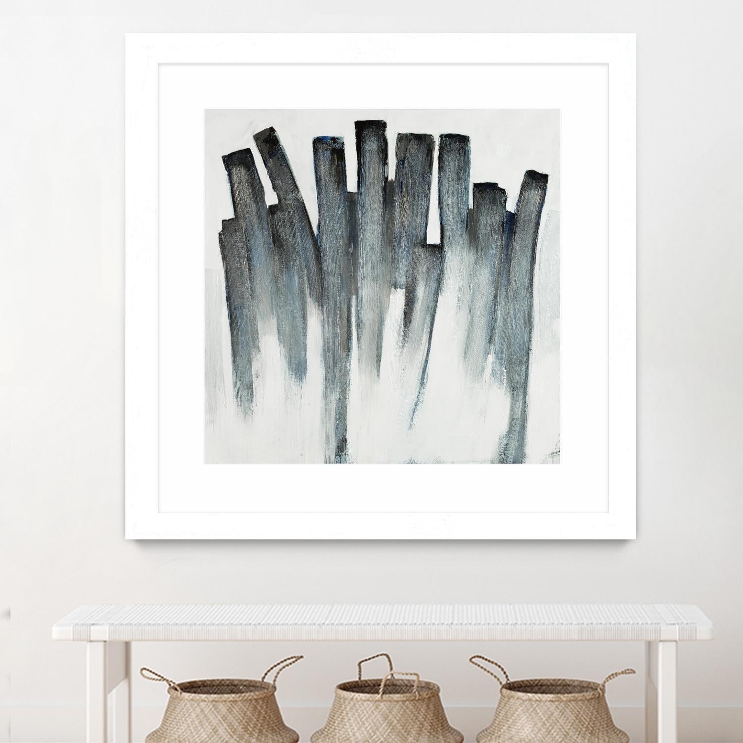 Graphite Spirits by Daleno Art on GIANT ART - blue abstract abstrait