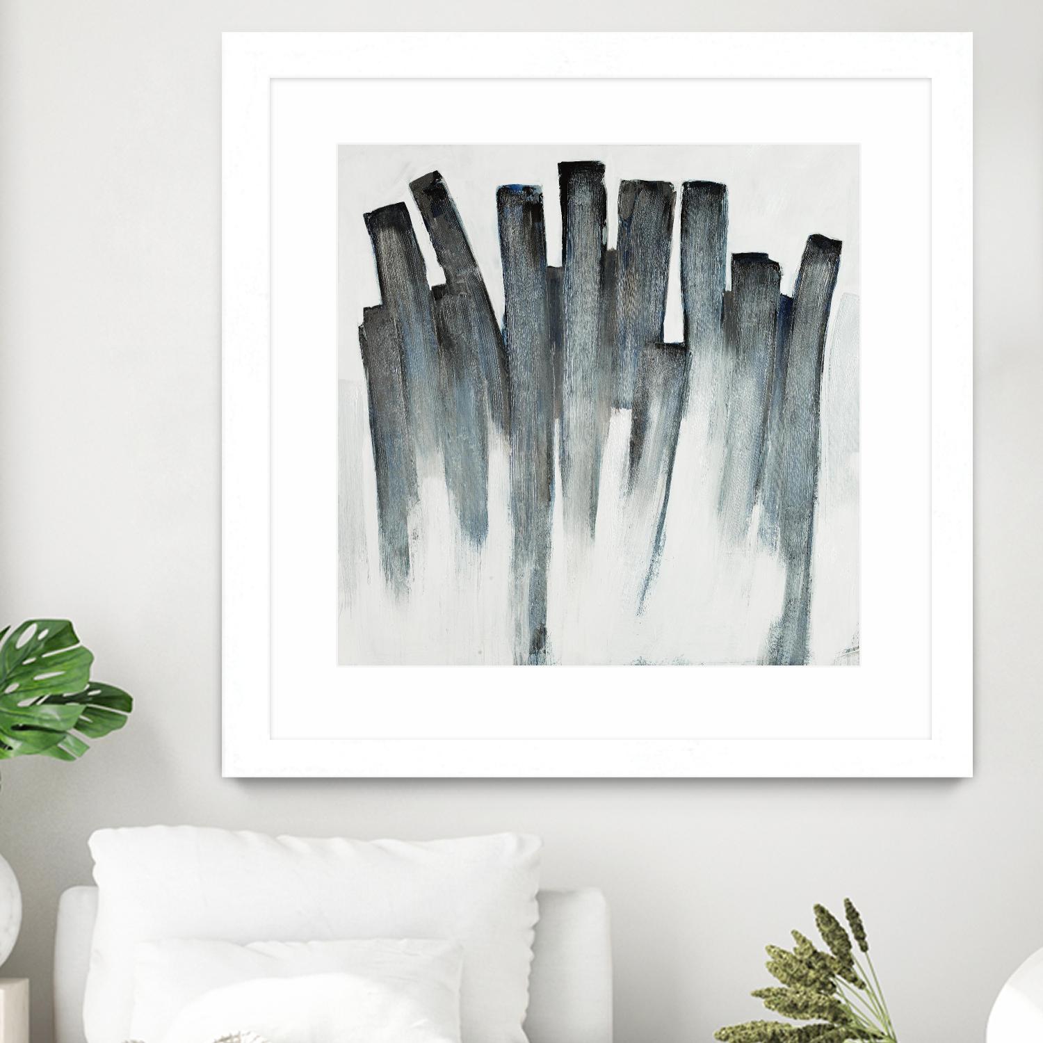 Graphite Spirits by Daleno Art on GIANT ART - blue abstract abstrait
