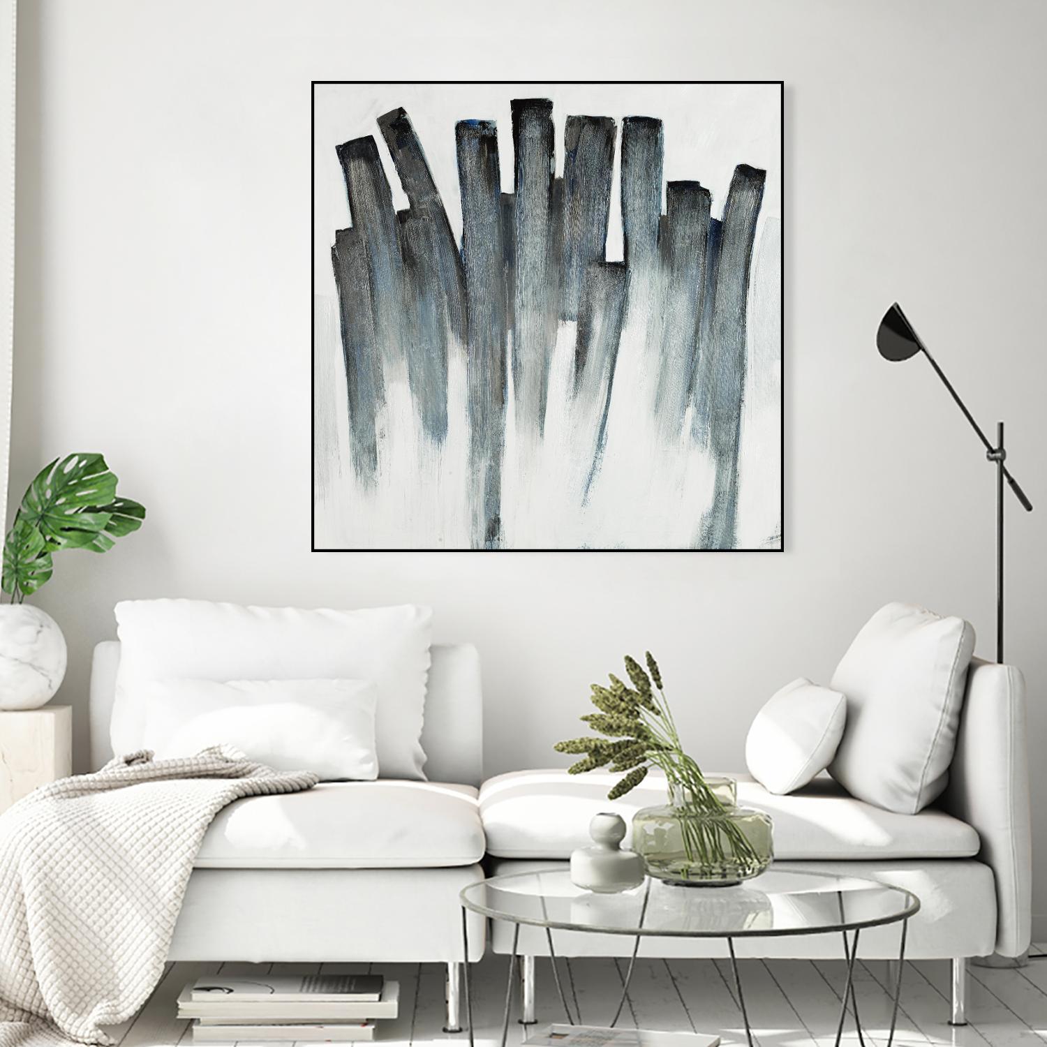 Graphite Spirits by Daleno Art on GIANT ART - blue abstract abstrait