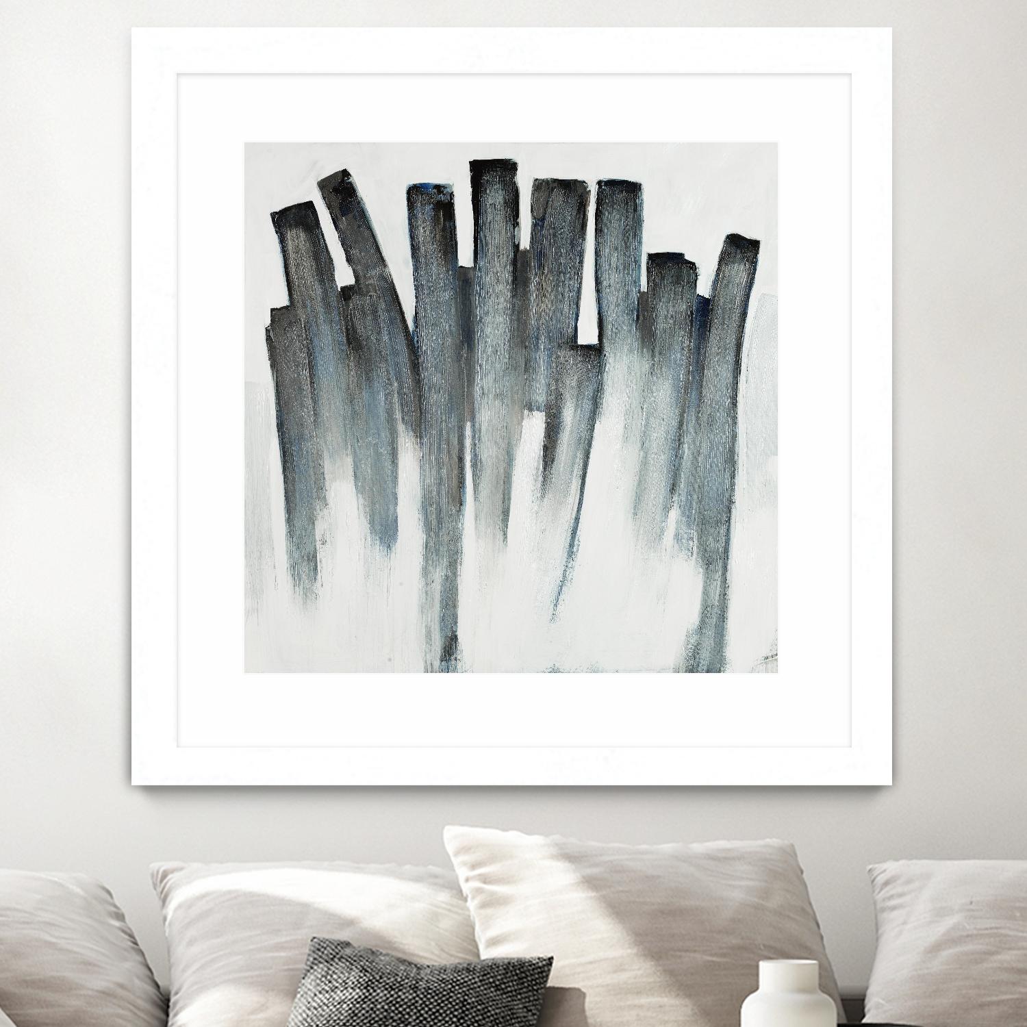 Graphite Spirits by Daleno Art on GIANT ART - blue abstract abstrait
