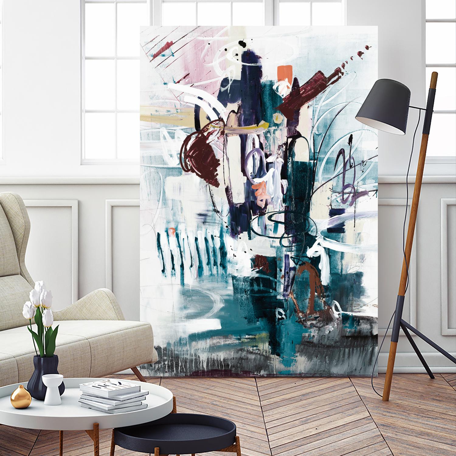 Freedom Is Fantastic by Daleno Art on GIANT ART - orange abstract