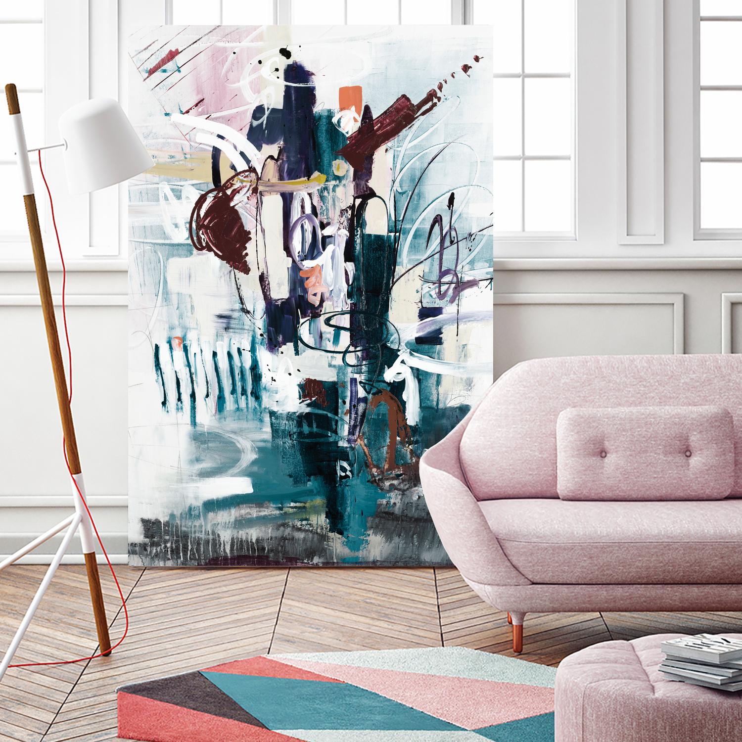 Freedom Is Fantastic by Daleno Art on GIANT ART - orange abstract