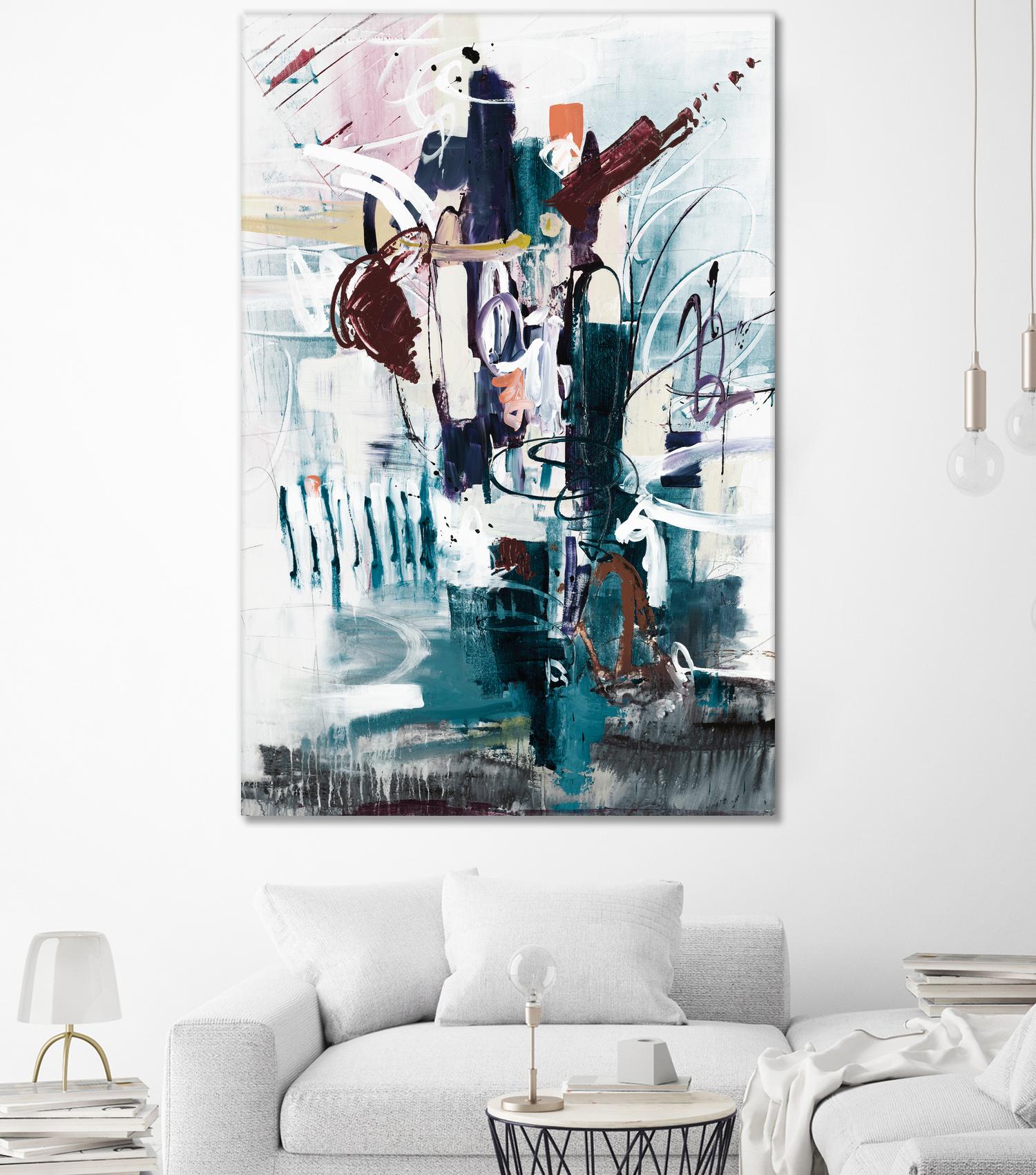 Freedom Is Fantastic by Daleno Art on GIANT ART - orange abstract