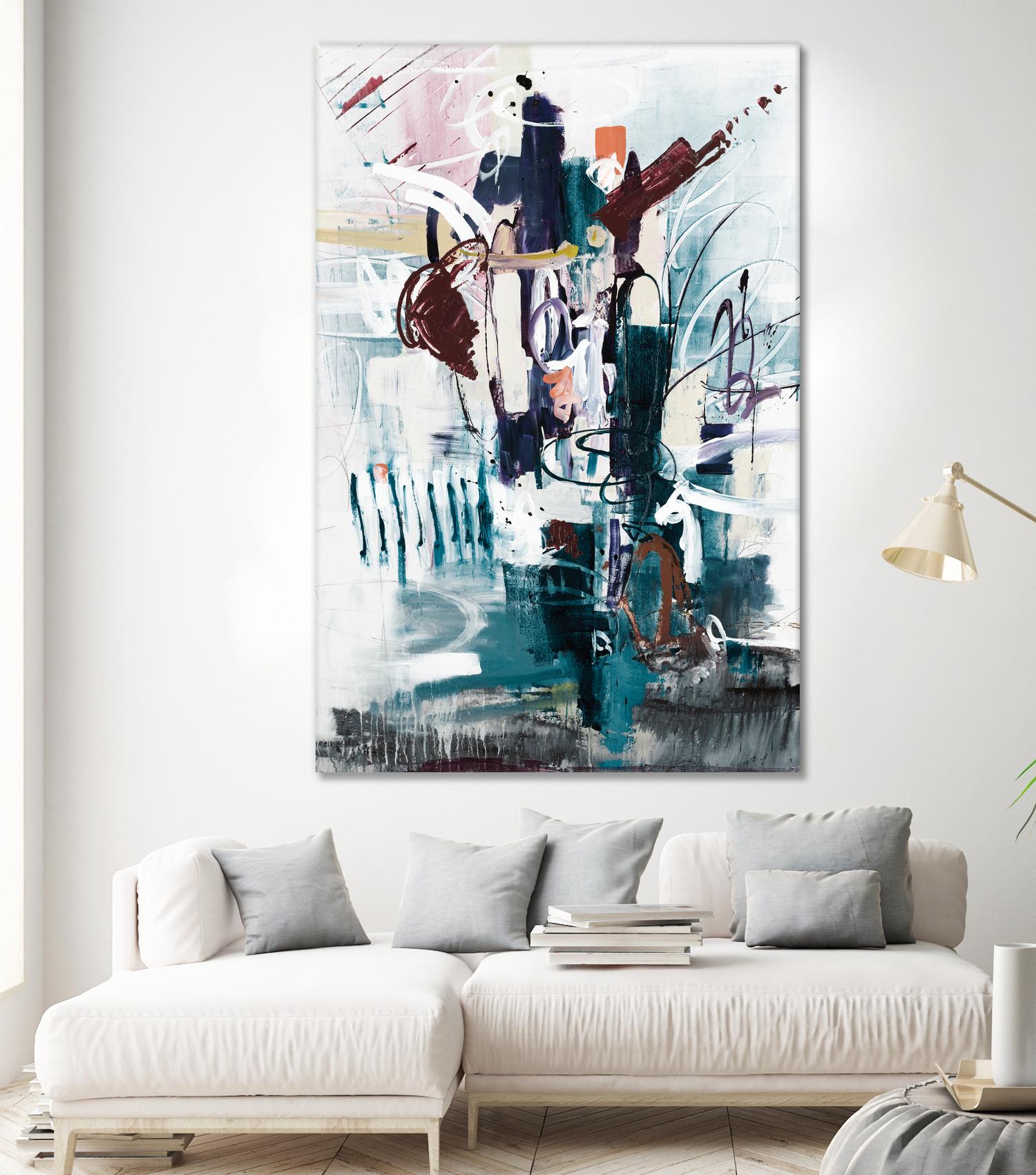 Freedom Is Fantastic by Daleno Art on GIANT ART - orange abstract