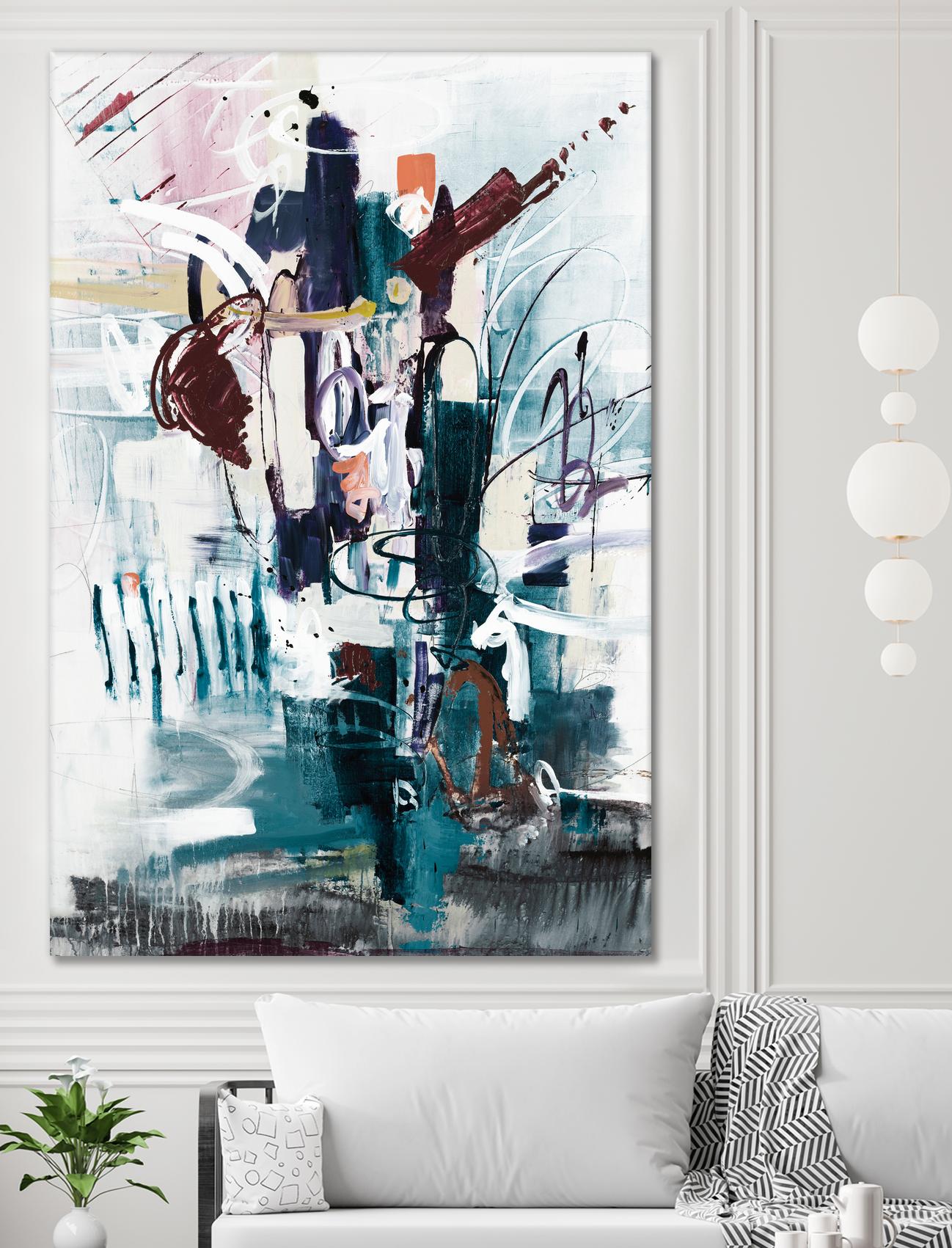 Freedom Is Fantastic by Daleno Art on GIANT ART - orange abstract