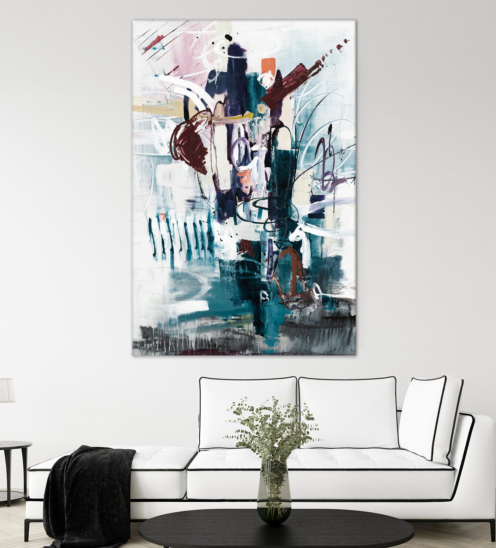 Freedom Is Fantastic by Daleno Art on GIANT ART - orange abstract