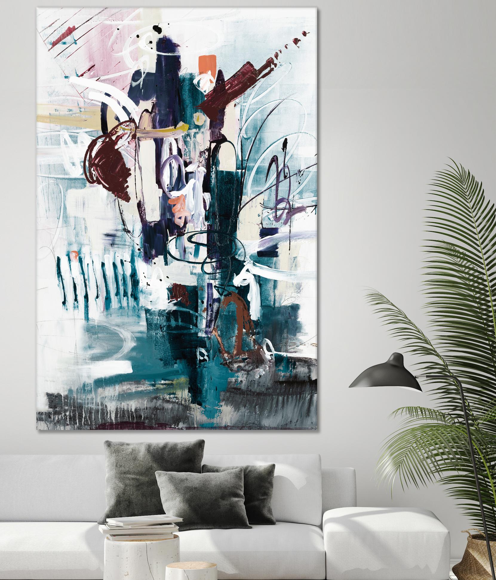 Freedom Is Fantastic by Daleno Art on GIANT ART - orange abstract