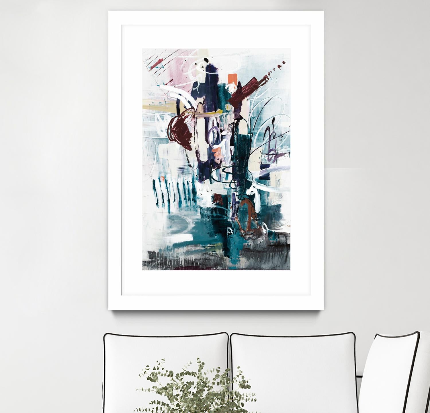 Freedom Is Fantastic by Daleno Art on GIANT ART - orange abstract