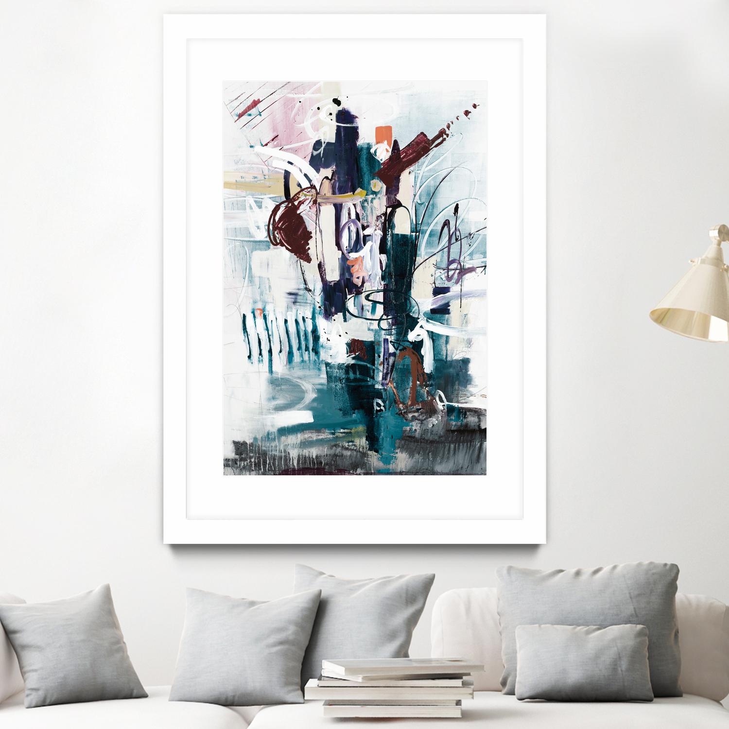 Freedom Is Fantastic by Daleno Art on GIANT ART - orange abstract