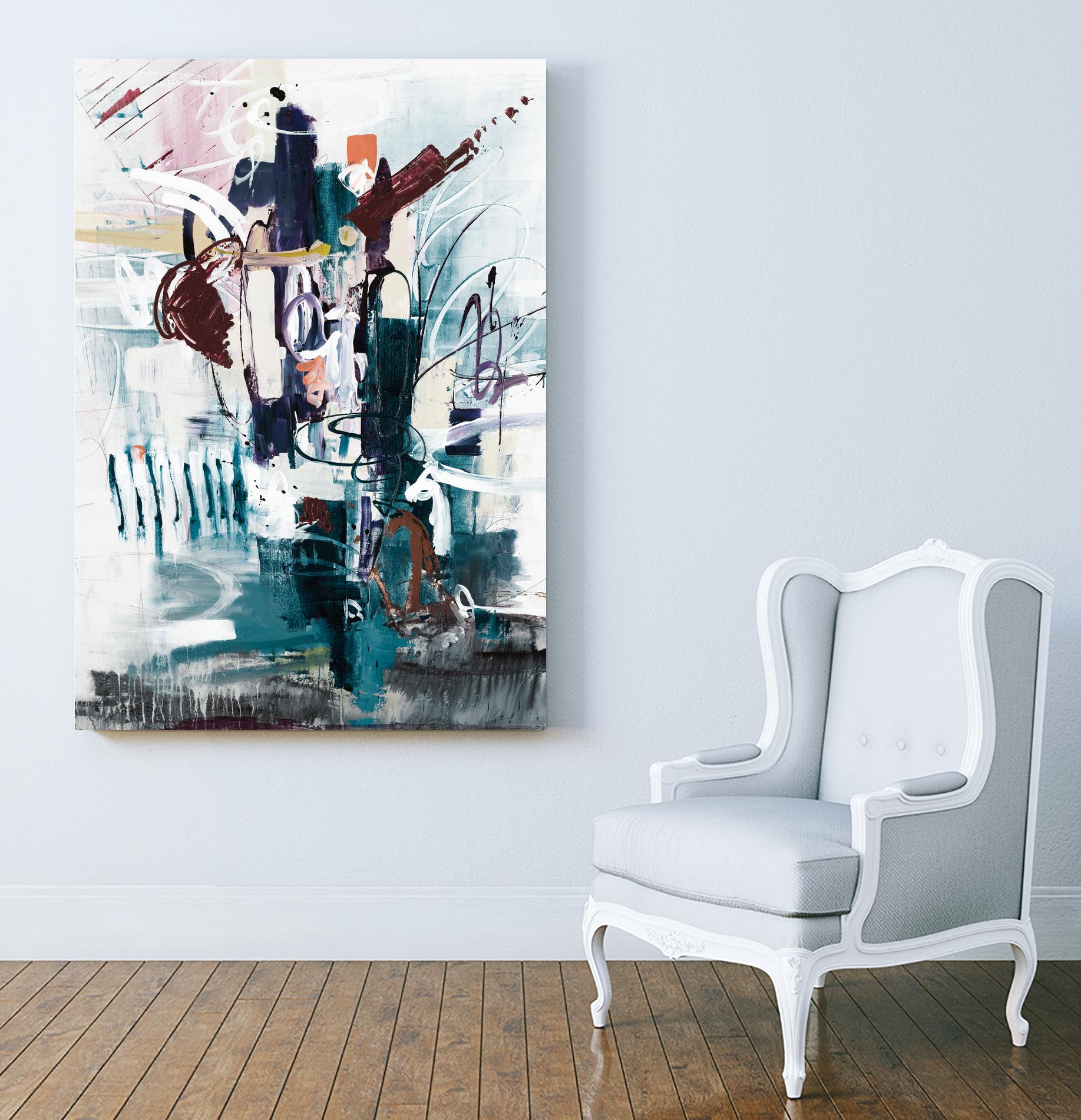 Freedom Is Fantastic by Daleno Art on GIANT ART - orange abstract