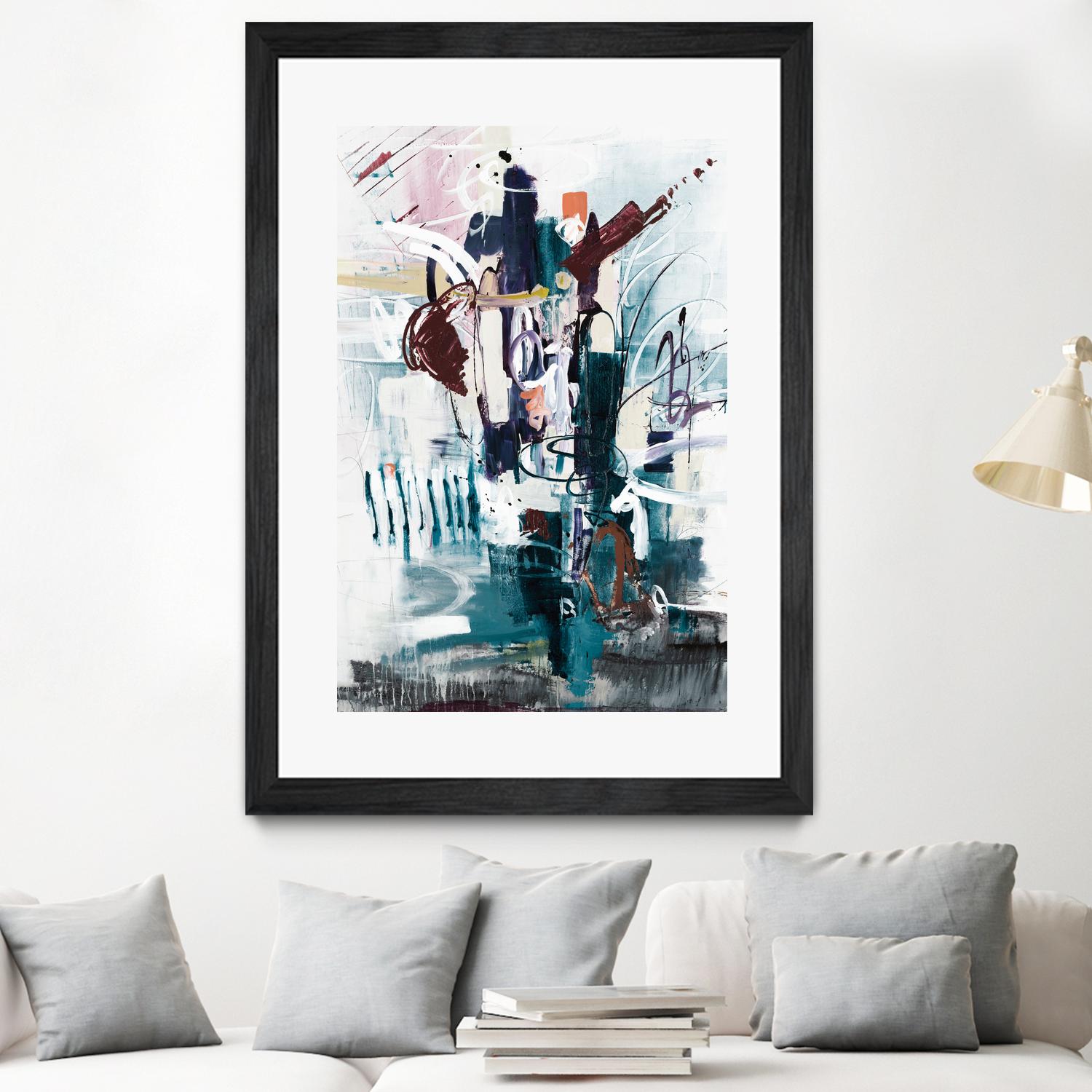 Freedom Is Fantastic by Daleno Art on GIANT ART - orange abstract