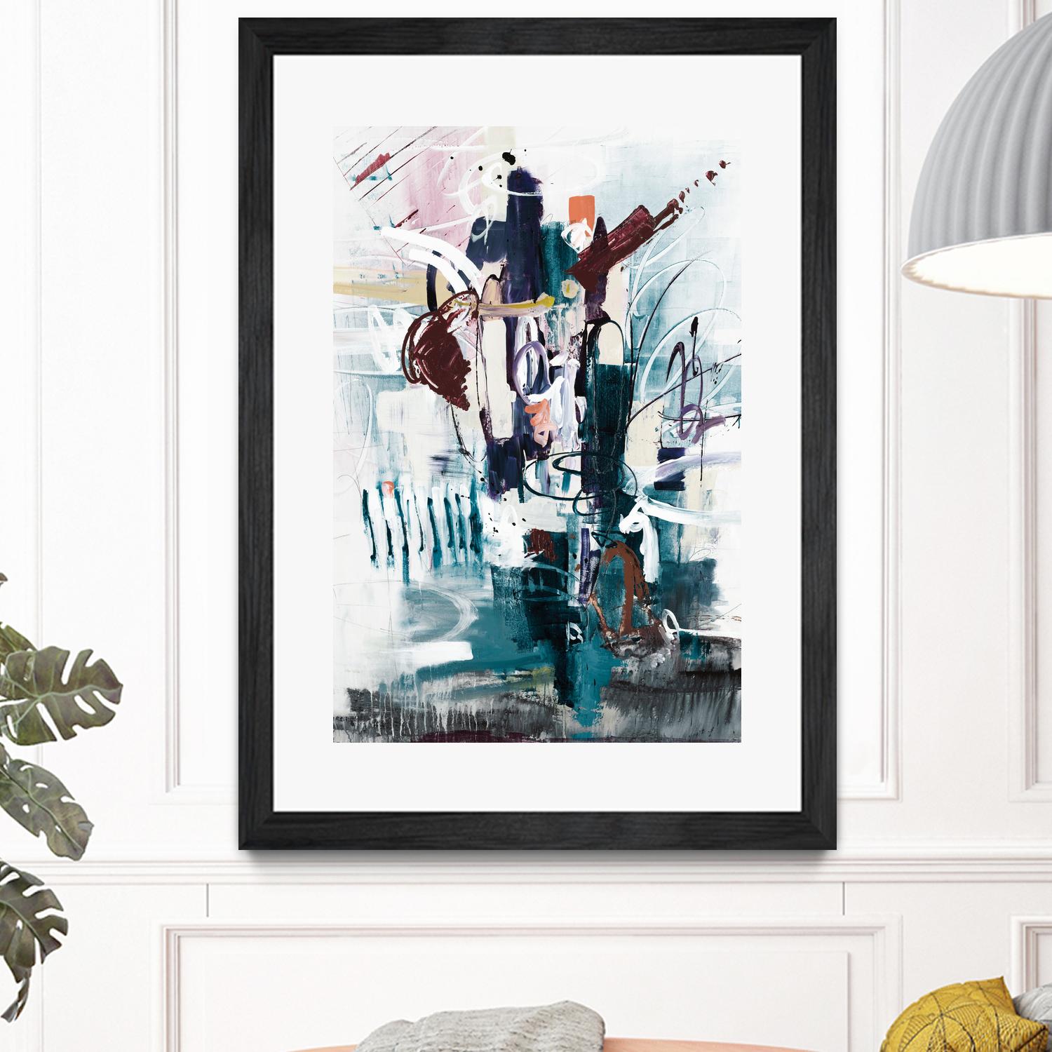 Freedom Is Fantastic by Daleno Art on GIANT ART - orange abstract