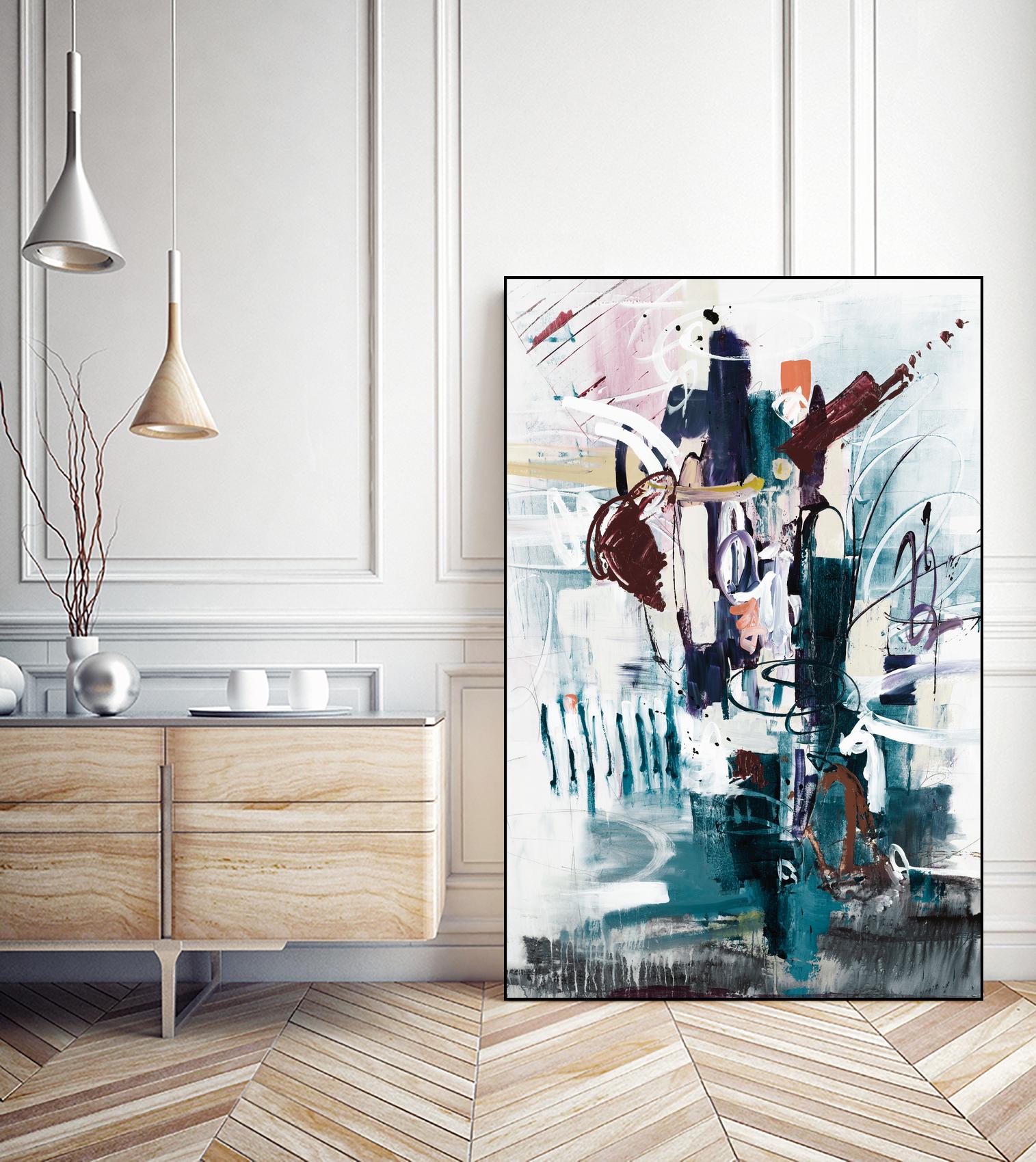 Freedom Is Fantastic by Daleno Art on GIANT ART - orange abstract