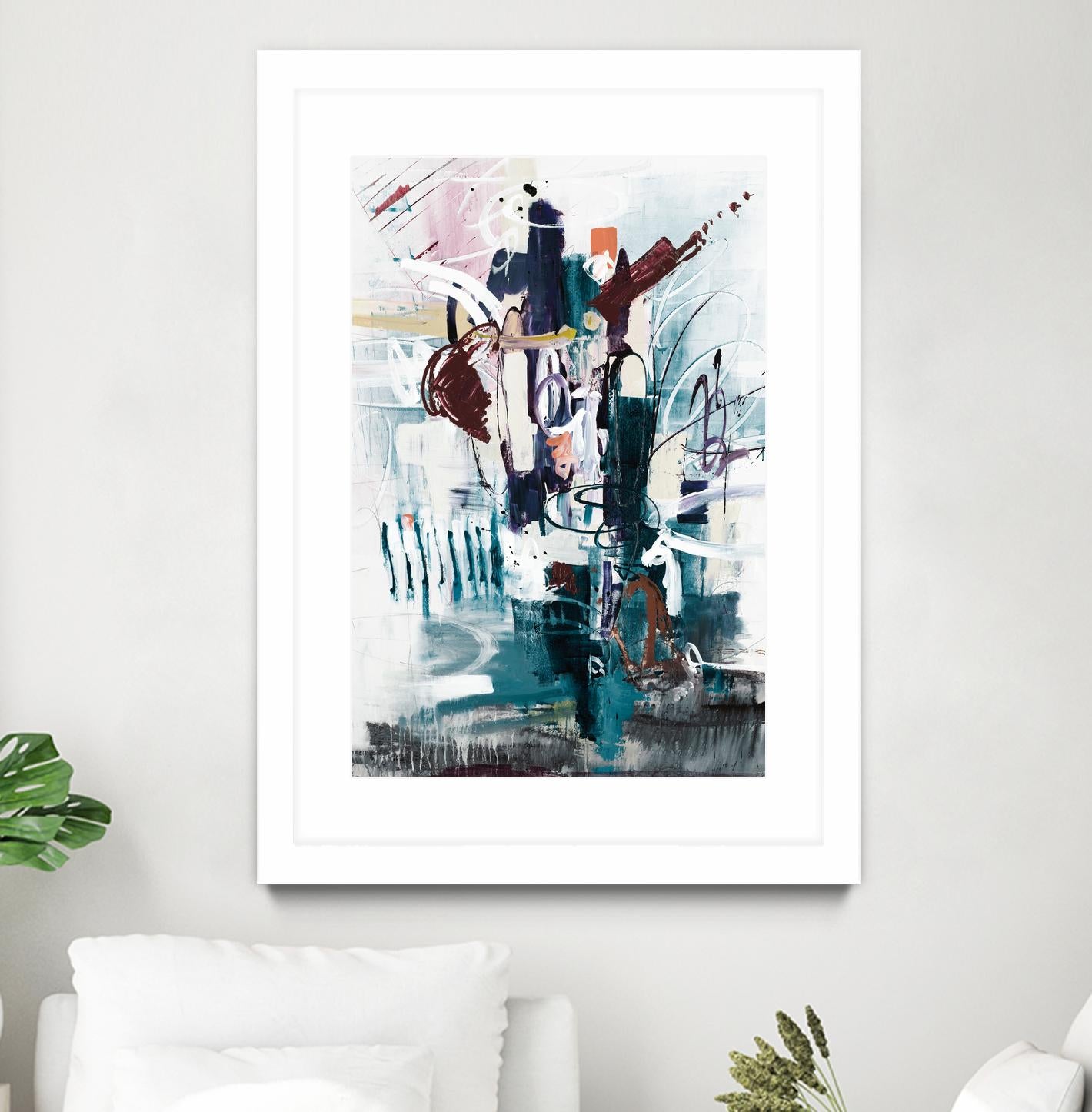 Freedom Is Fantastic by Daleno Art on GIANT ART - orange abstract