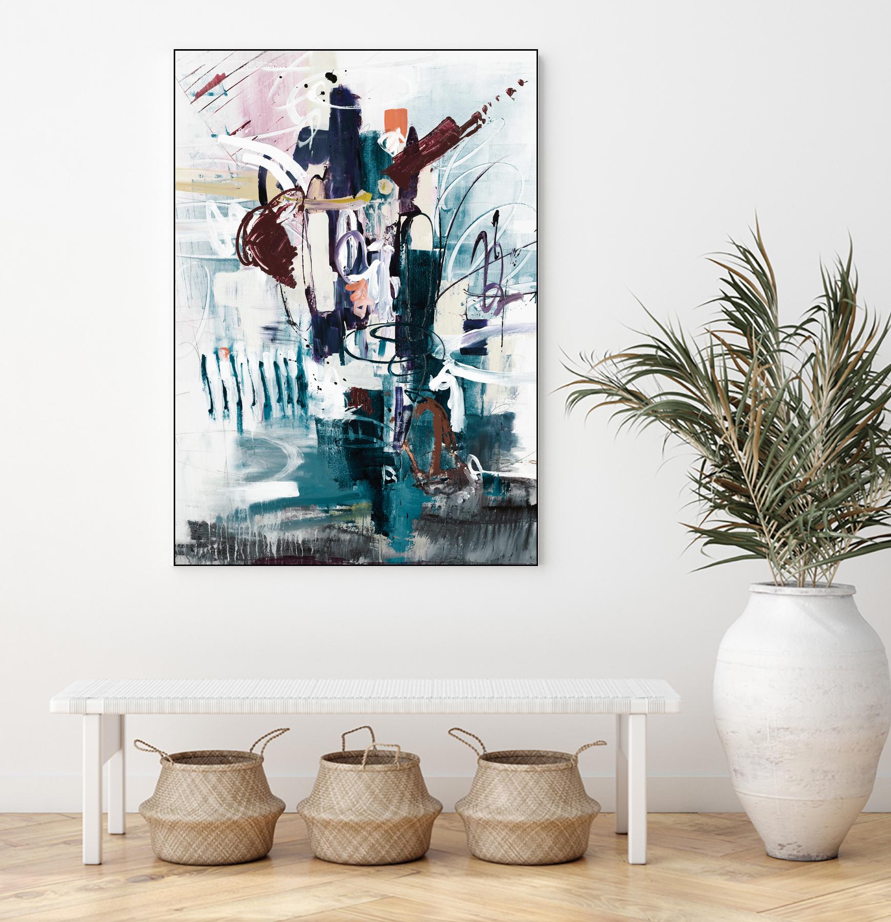 Freedom Is Fantastic by Daleno Art on GIANT ART - orange abstract