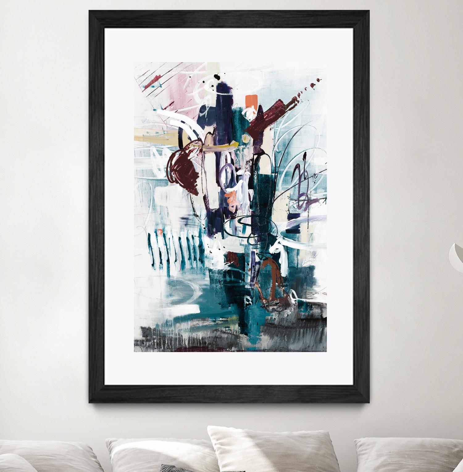 Freedom Is Fantastic by Daleno Art on GIANT ART - orange abstract