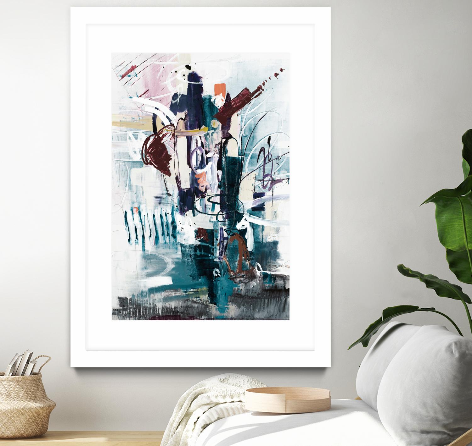 Freedom Is Fantastic by Daleno Art on GIANT ART - orange abstract