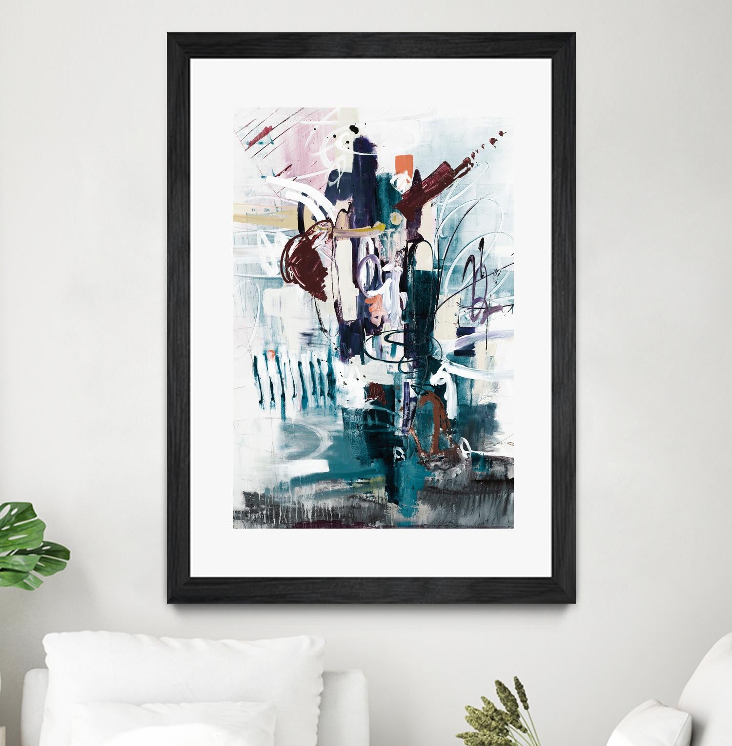 Freedom Is Fantastic by Daleno Art on GIANT ART - orange abstract