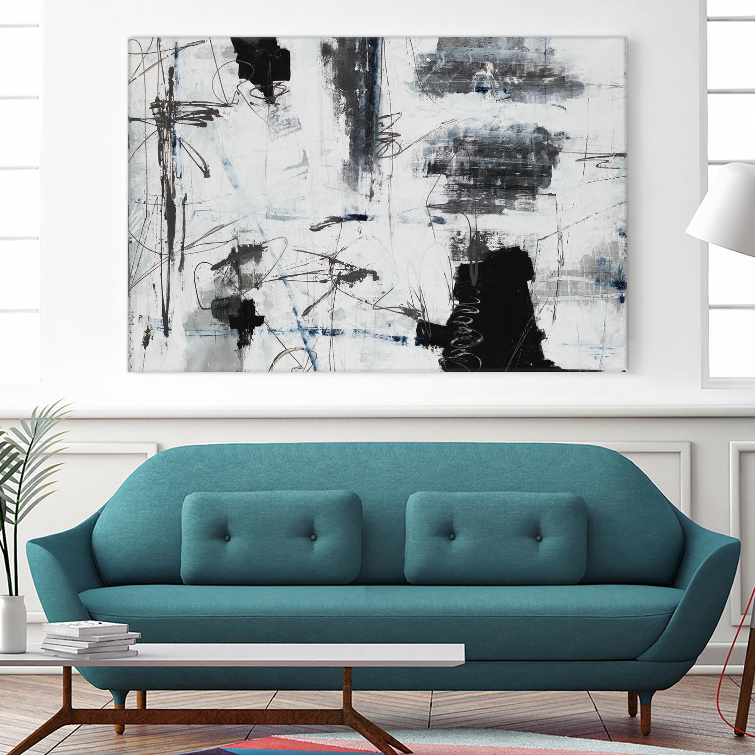 Light Traffic by Daleno Art on GIANT ART - white abstract