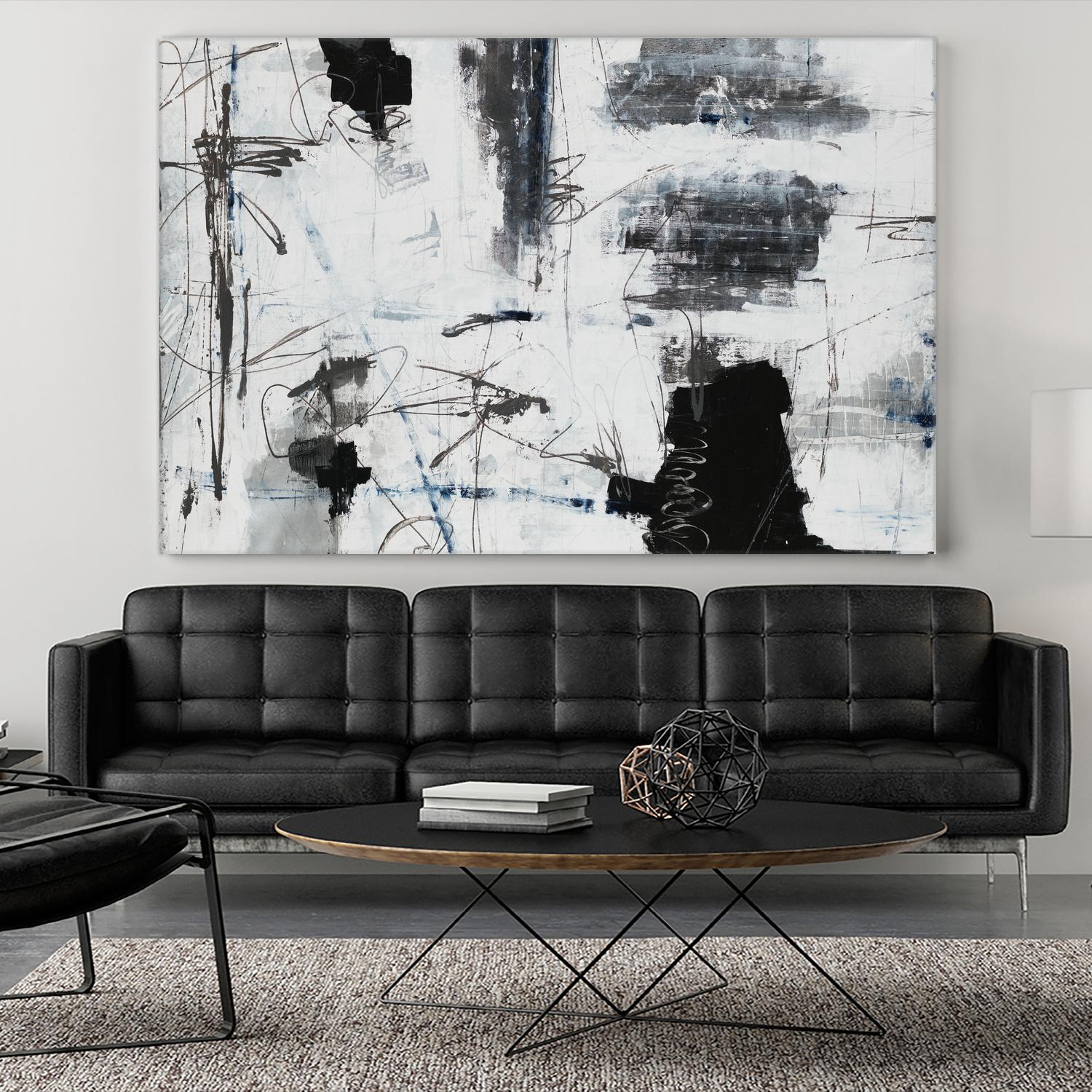 Light Traffic by Daleno Art on GIANT ART - white abstract