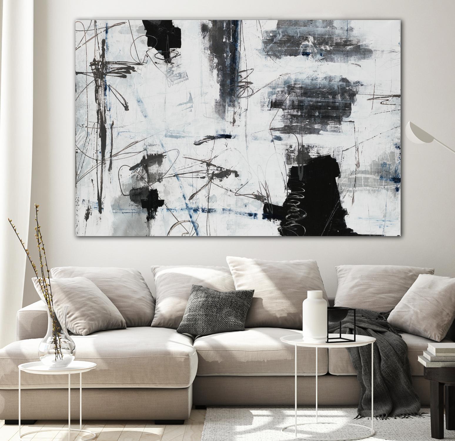 Light Traffic by Daleno Art on GIANT ART - white abstract