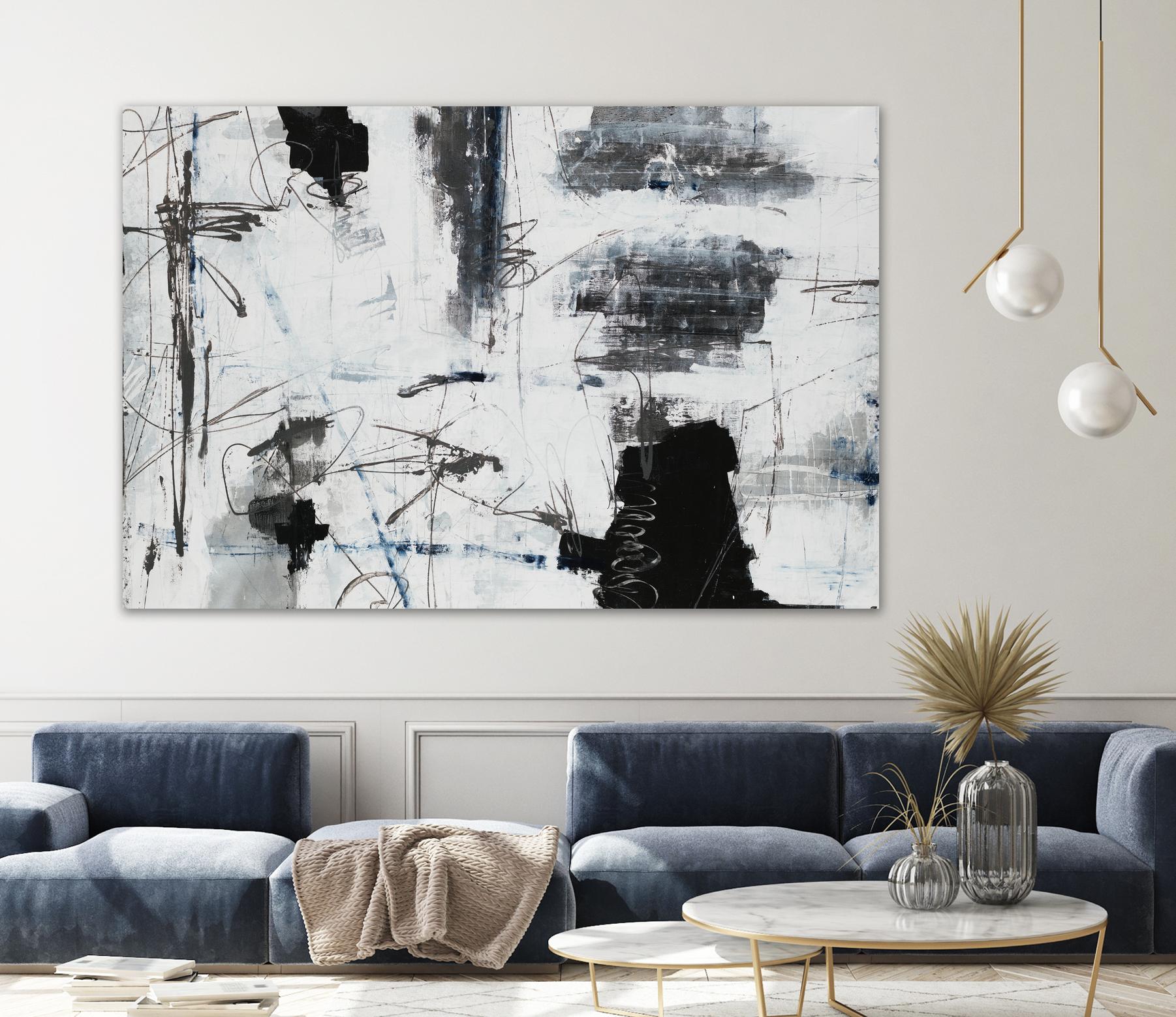 Light Traffic by Daleno Art on GIANT ART - white abstract