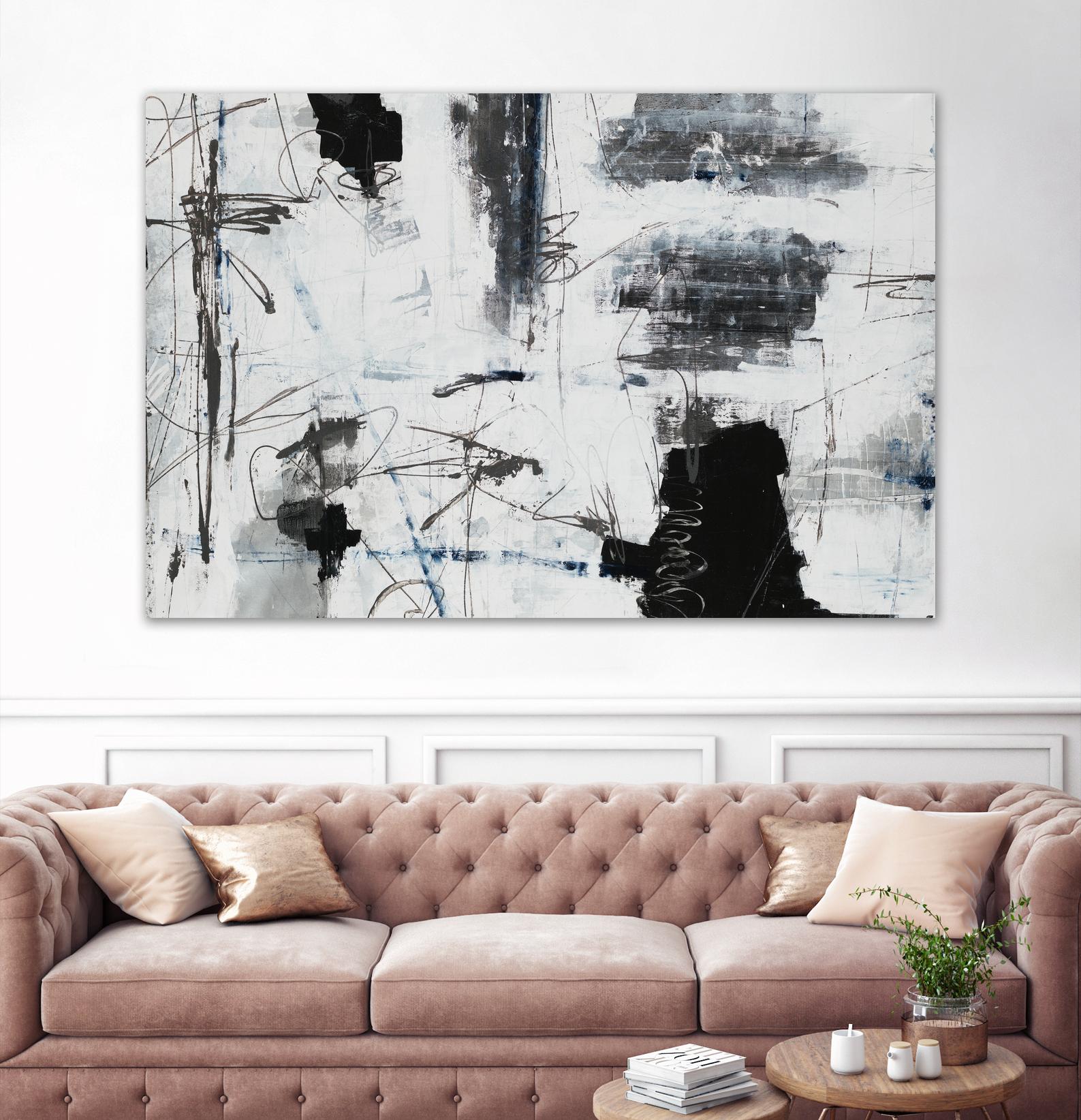 Light Traffic by Daleno Art on GIANT ART - white abstract