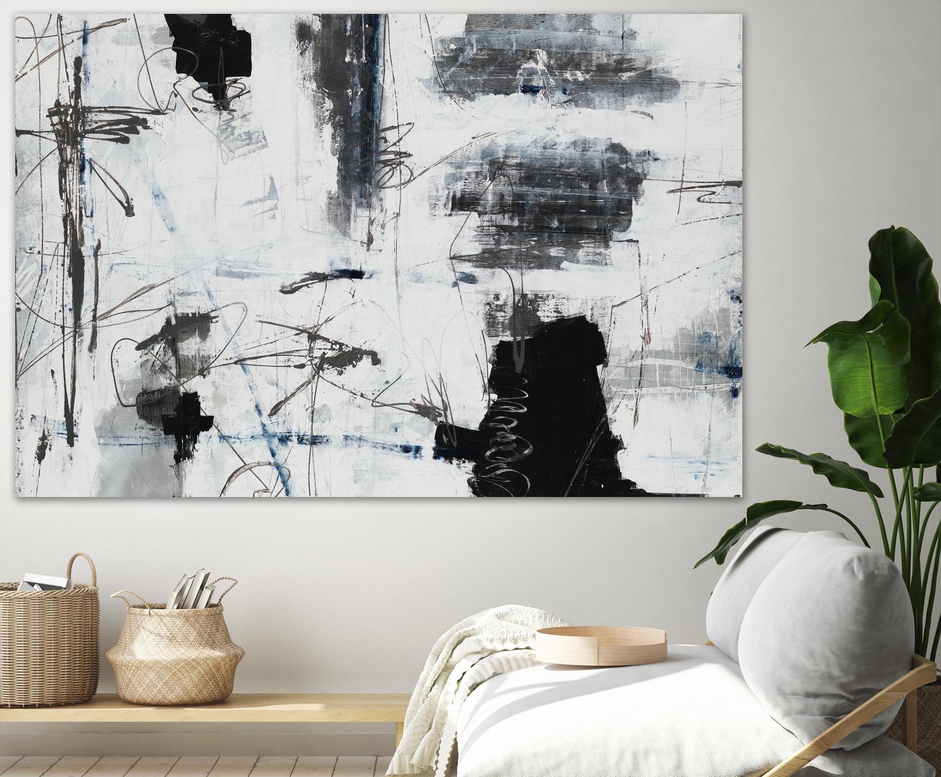 Light Traffic by Daleno Art on GIANT ART - white abstract