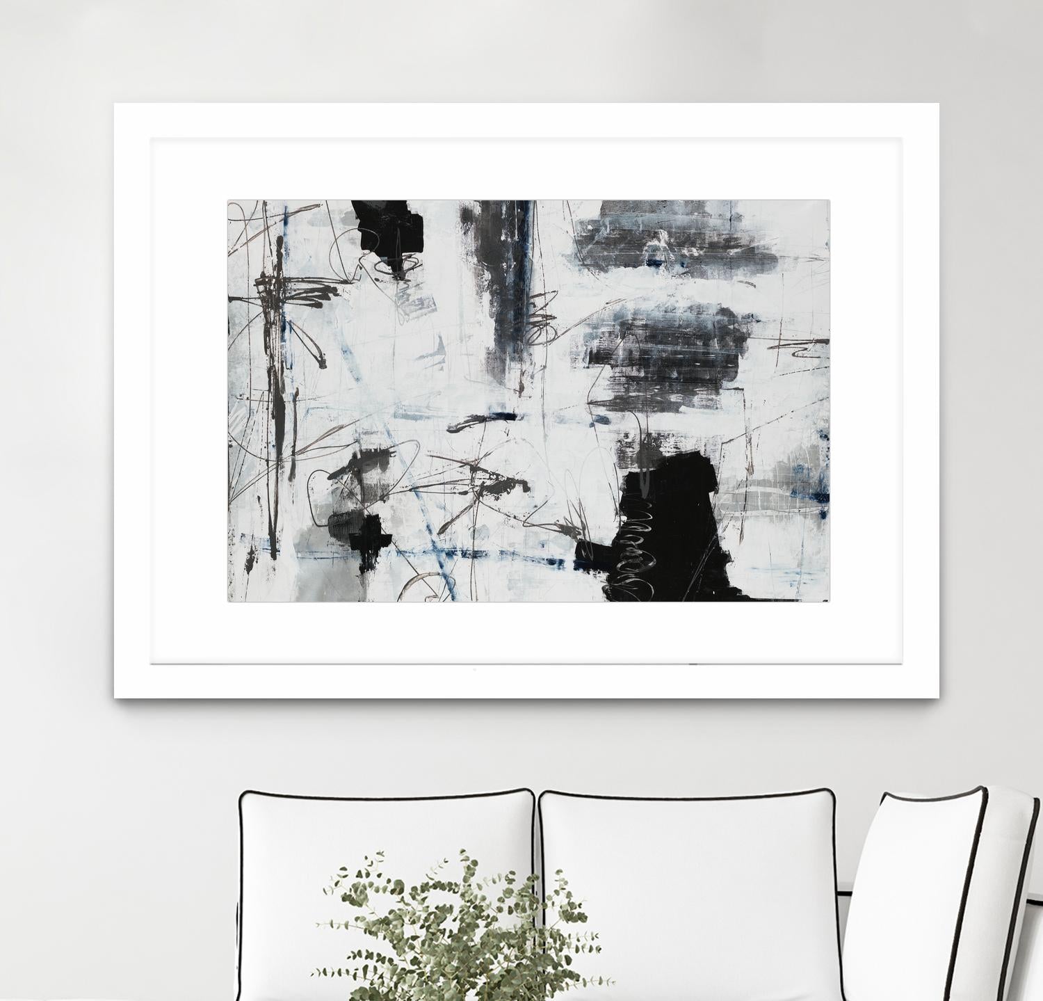 Light Traffic by Daleno Art on GIANT ART - white abstract