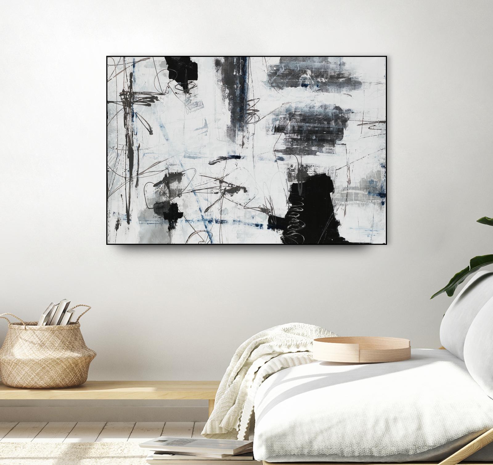 Light Traffic by Daleno Art on GIANT ART - white abstract