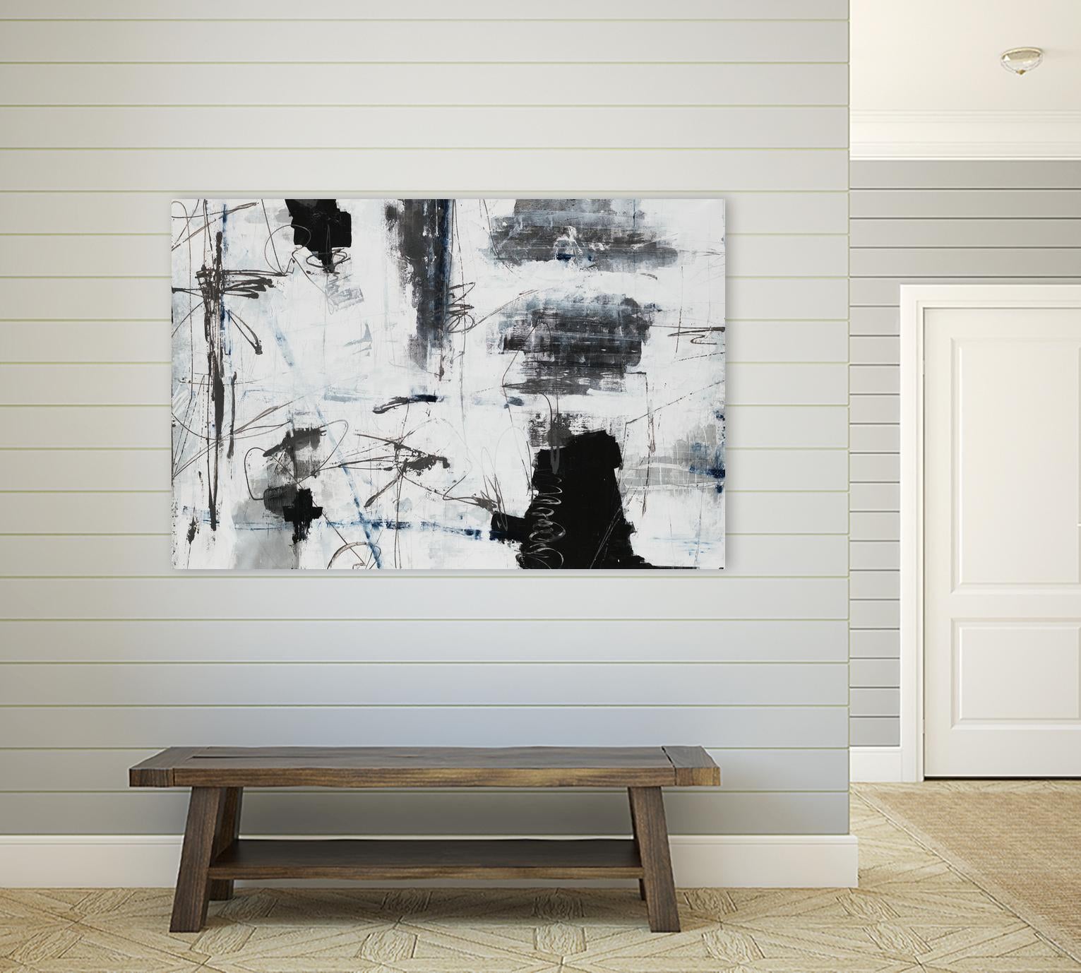 Light Traffic by Daleno Art on GIANT ART - white abstract