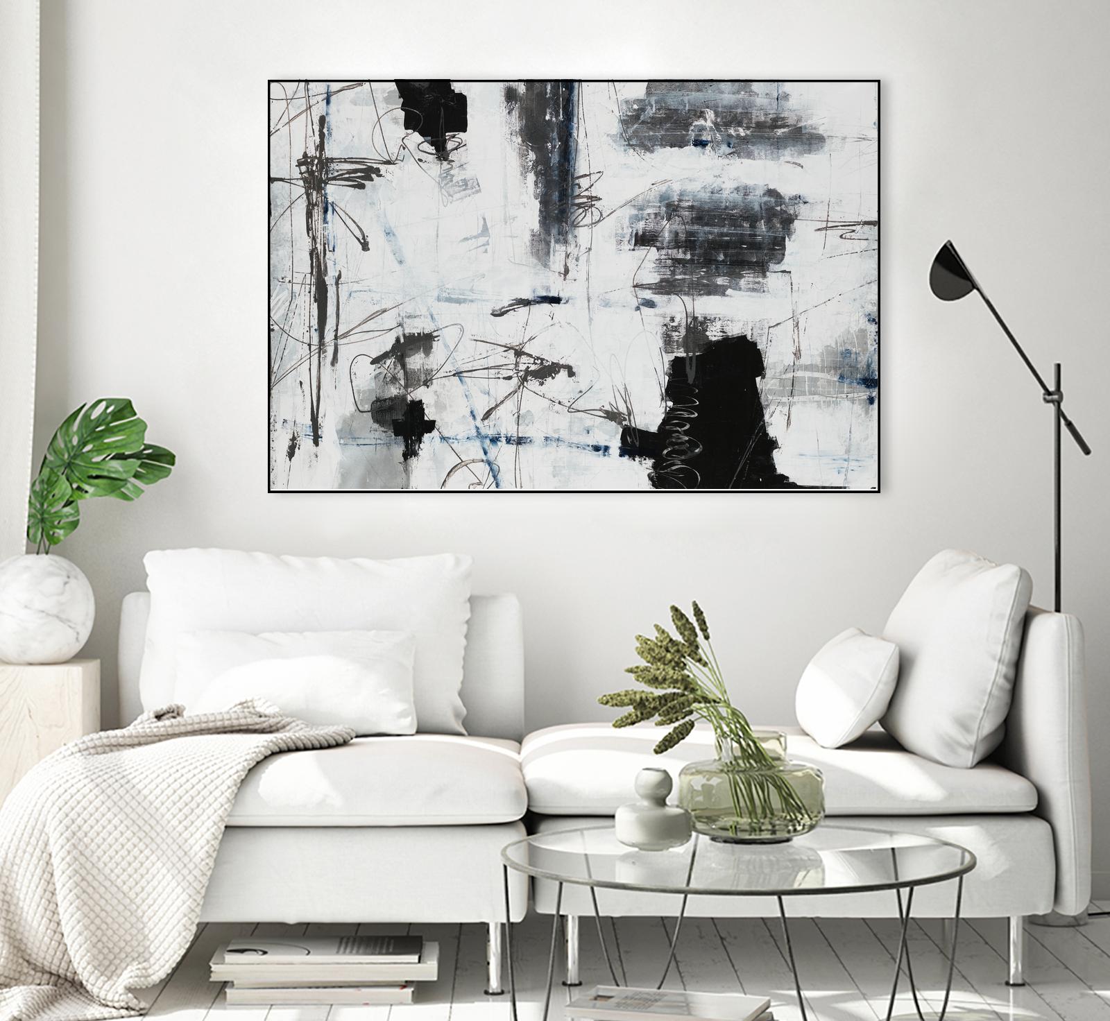 Light Traffic by Daleno Art on GIANT ART - white abstract