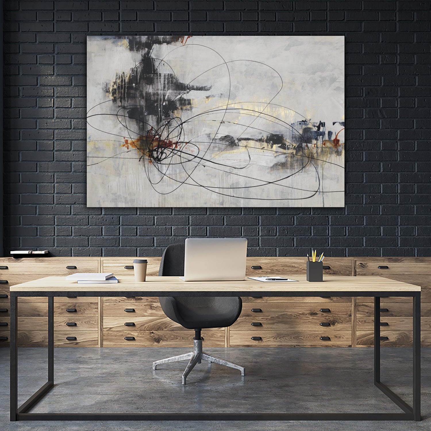 Mess With the Mind I by Daleno Art on GIANT ART - abstract