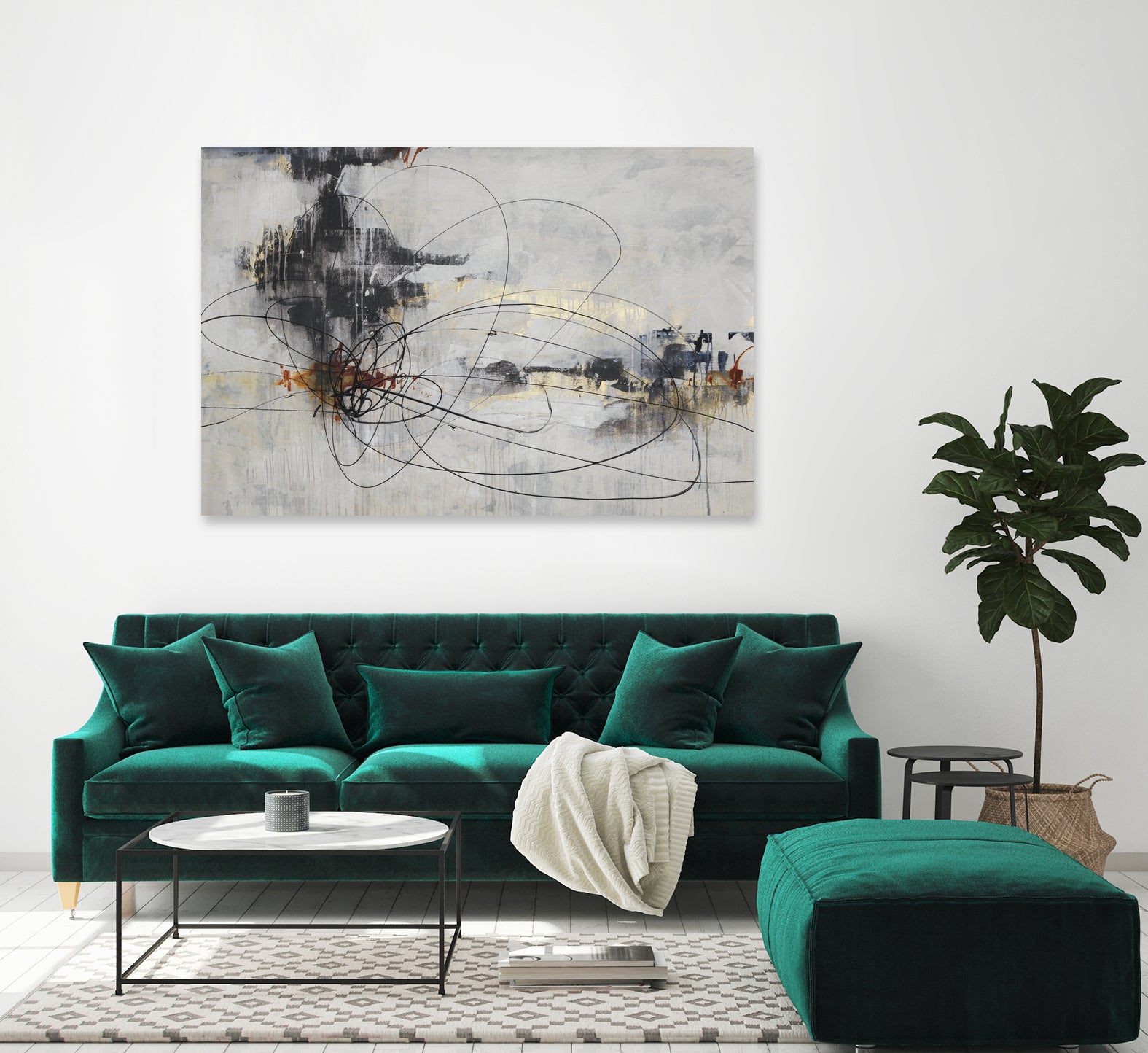 Mess With the Mind I by Daleno Art on GIANT ART - abstract