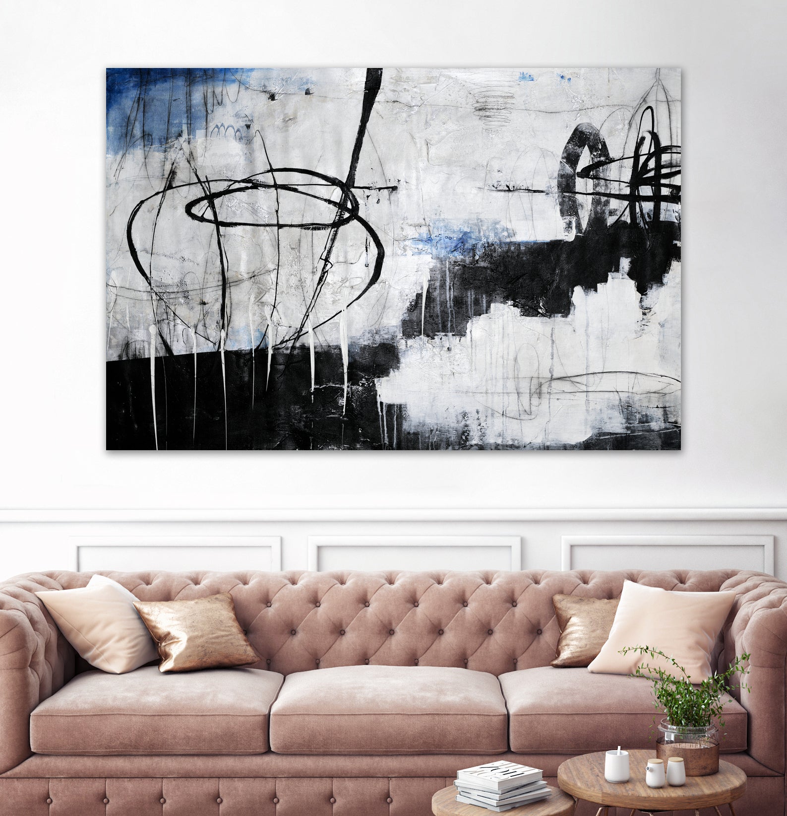 About That Twirl by Daleno Art on GIANT ART - black abstract