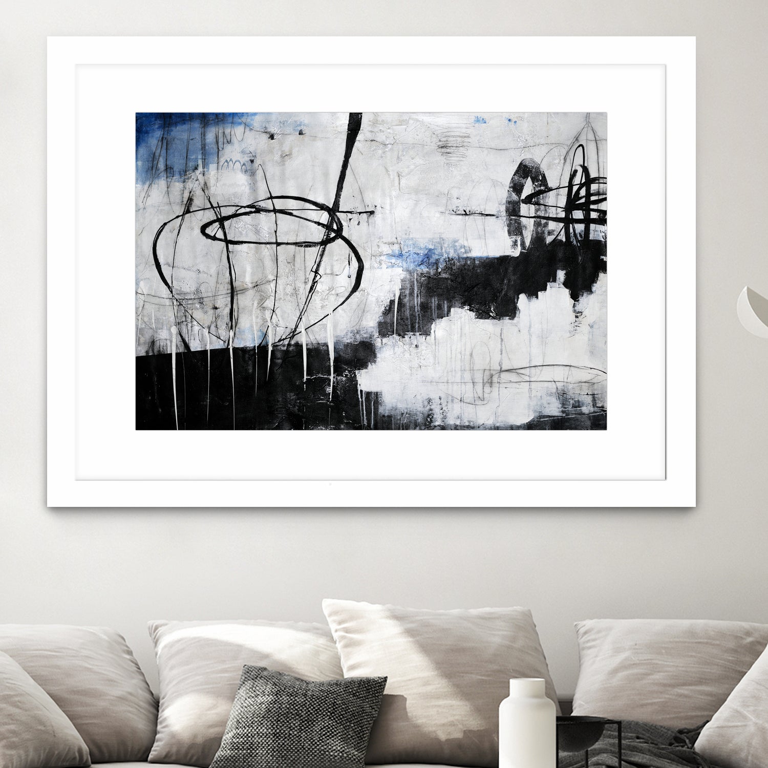 About That Twirl by Daleno Art on GIANT ART - black abstract