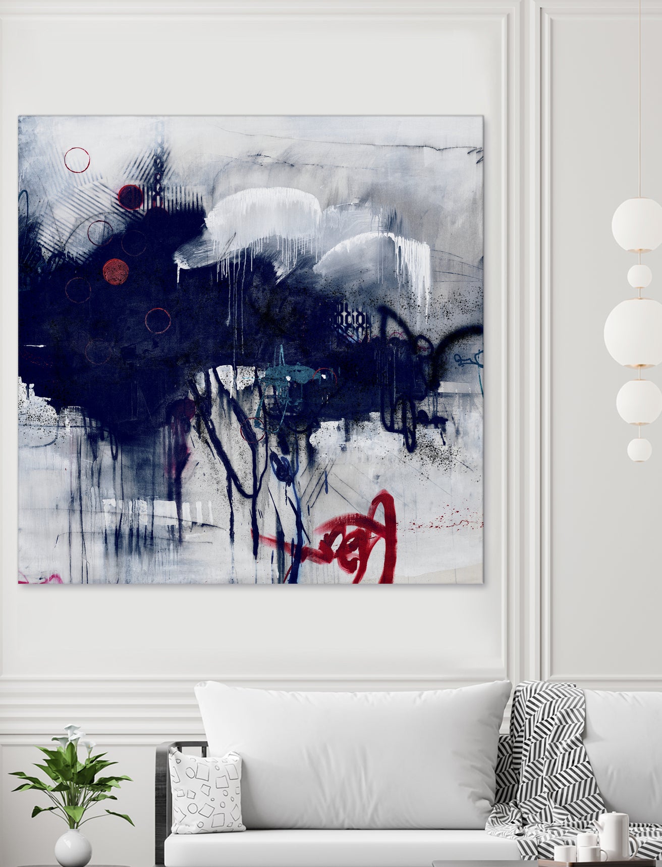 Heavy Clouds by Daleno Art on GIANT ART - black abstract