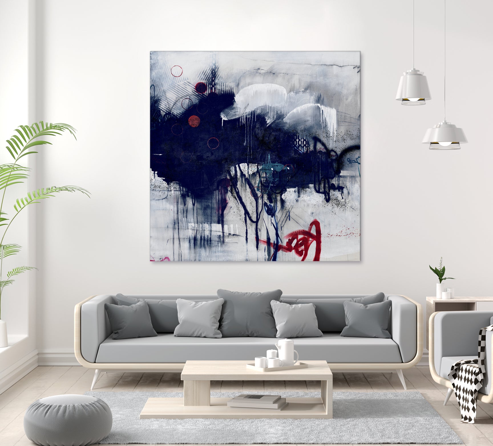 Heavy Clouds by Daleno Art on GIANT ART - black abstract