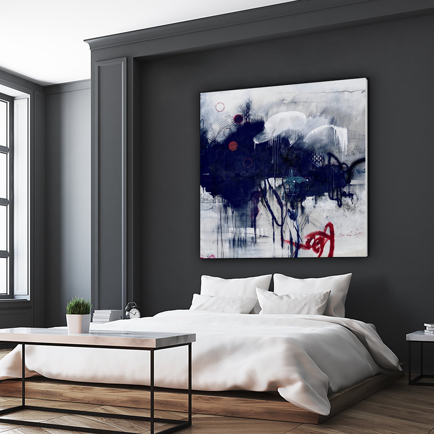 Heavy Clouds by Daleno Art on GIANT ART - black abstract
