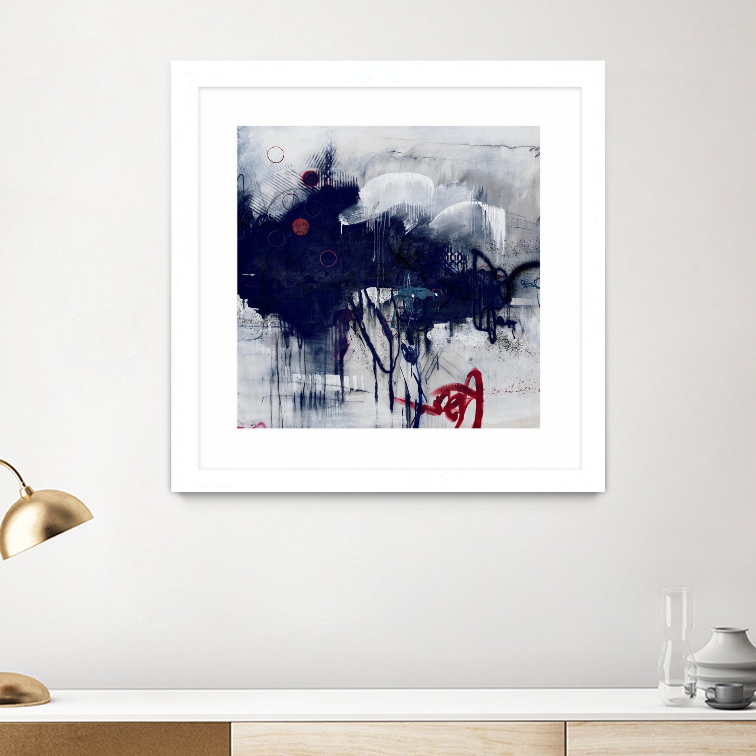 Heavy Clouds by Daleno Art on GIANT ART - black abstract
