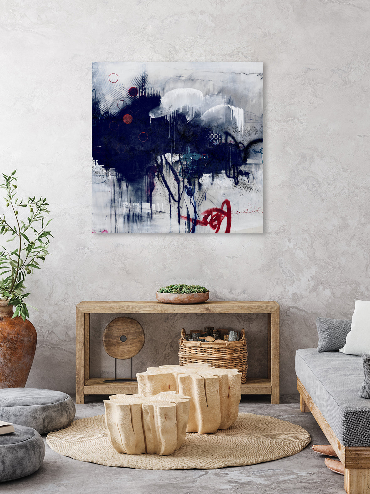 Heavy Clouds by Daleno Art on GIANT ART - black abstract