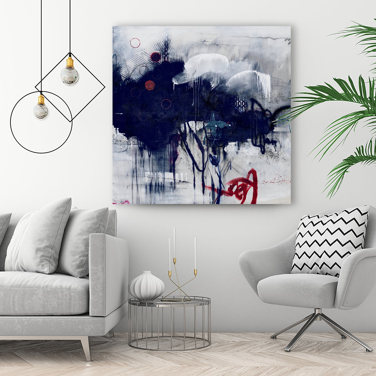 Heavy Clouds by Daleno Art on GIANT ART - black abstract