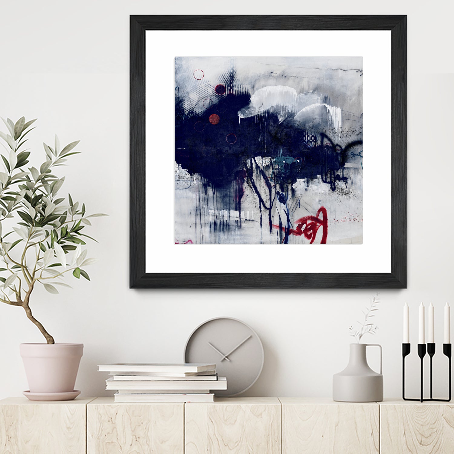 Heavy Clouds by Daleno Art on GIANT ART - black abstract
