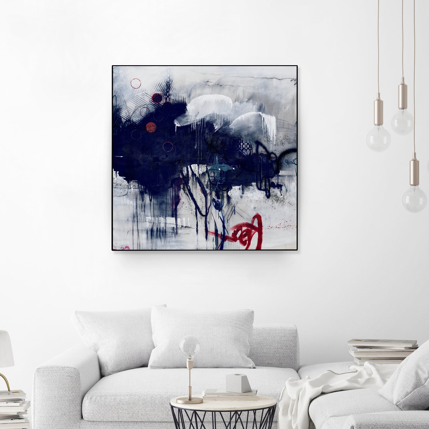 Heavy Clouds by Daleno Art on GIANT ART - black abstract
