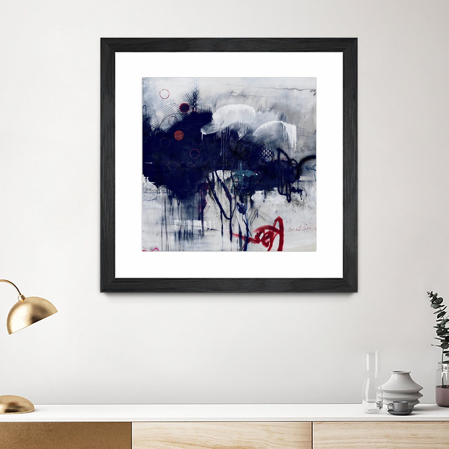 Heavy Clouds by Daleno Art on GIANT ART - black abstract